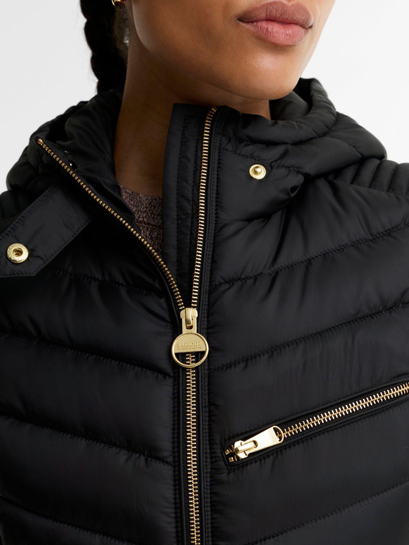 Image 6 of 6 of Barbour International BIntl Salengro Quilted Gilet - Black