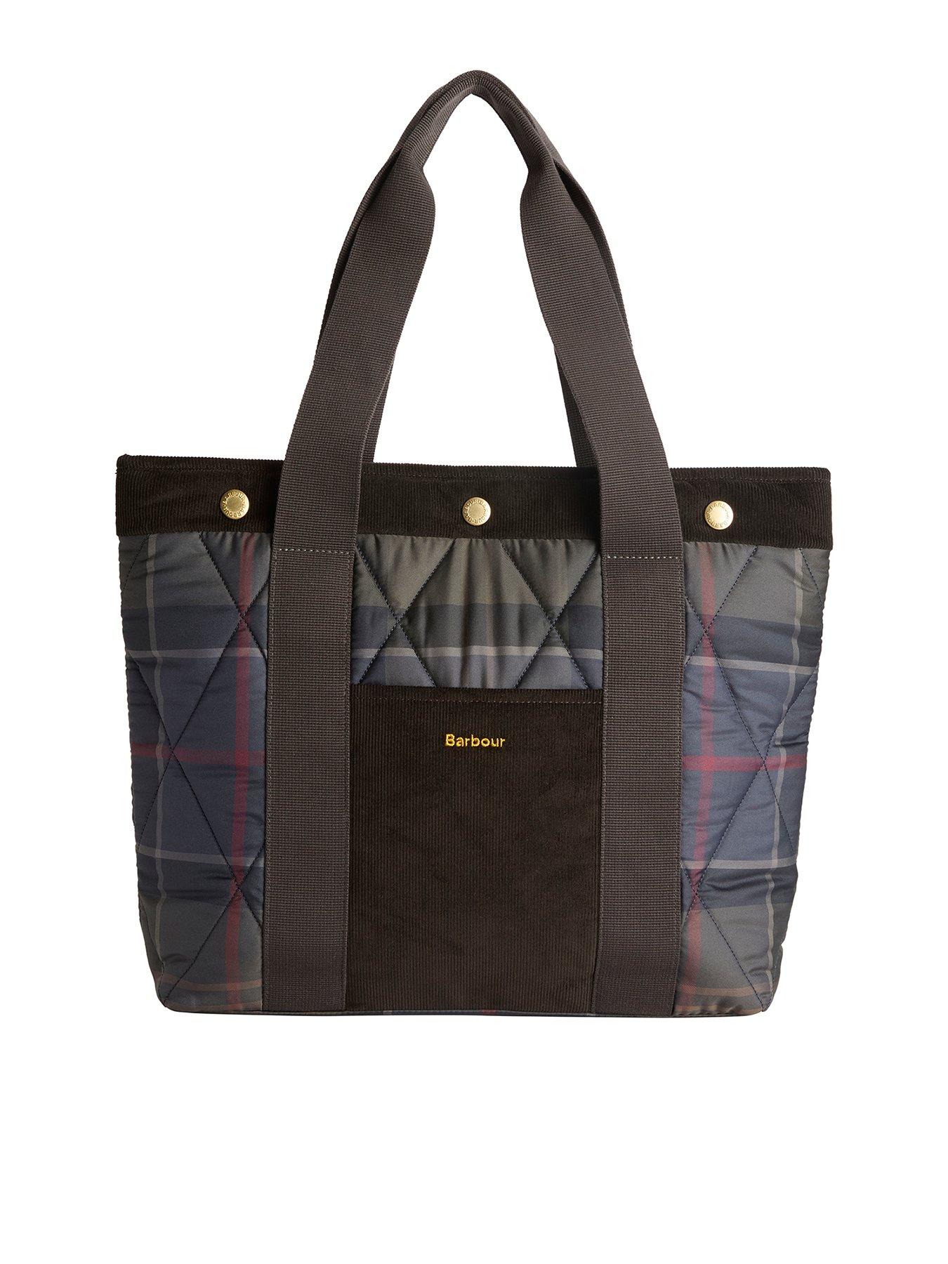 Barbour Healy Tartan Tote Bag - Brown