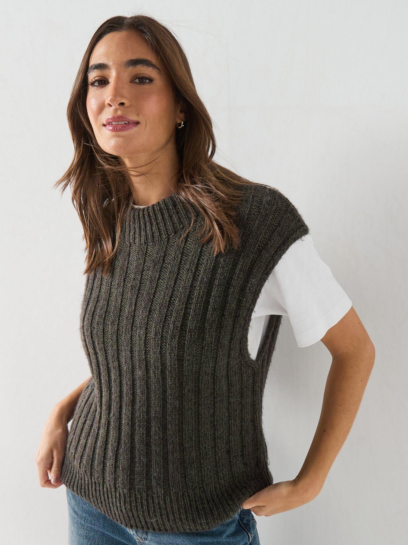 Barbour Anastasia Knitted Vest - Green