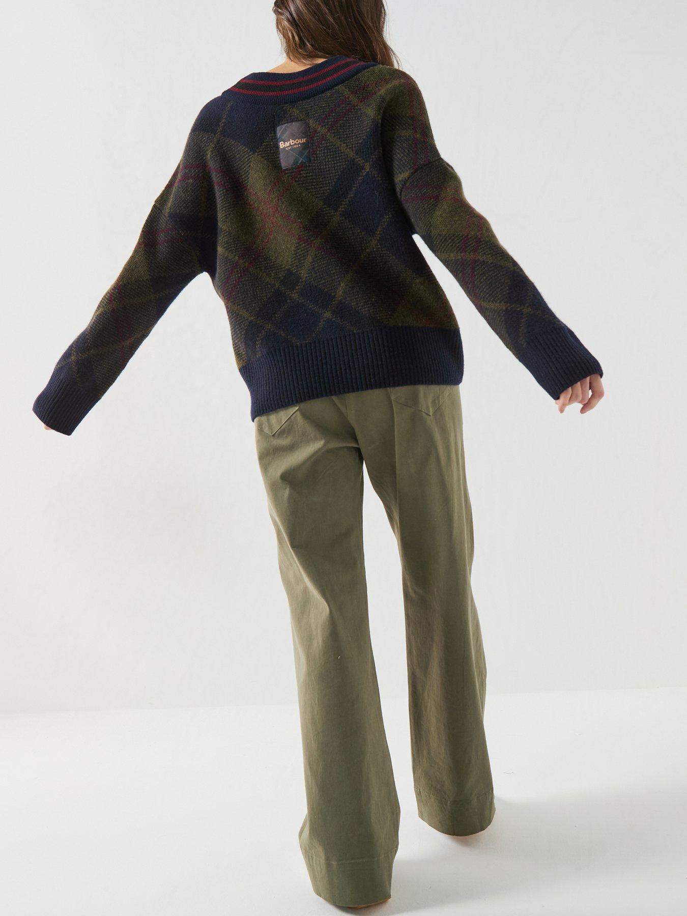 Image 2 of 6 of Barbour Shae Argyle Knitted Jumper - Multi