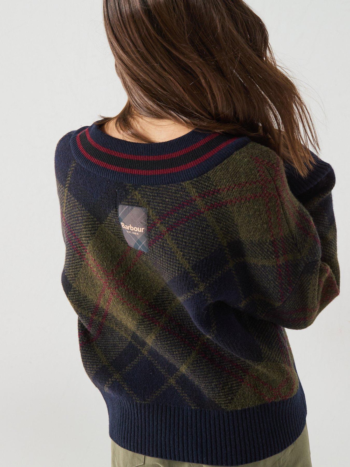 Image 5 of 6 of Barbour Shae Argyle Knitted Jumper - Multi