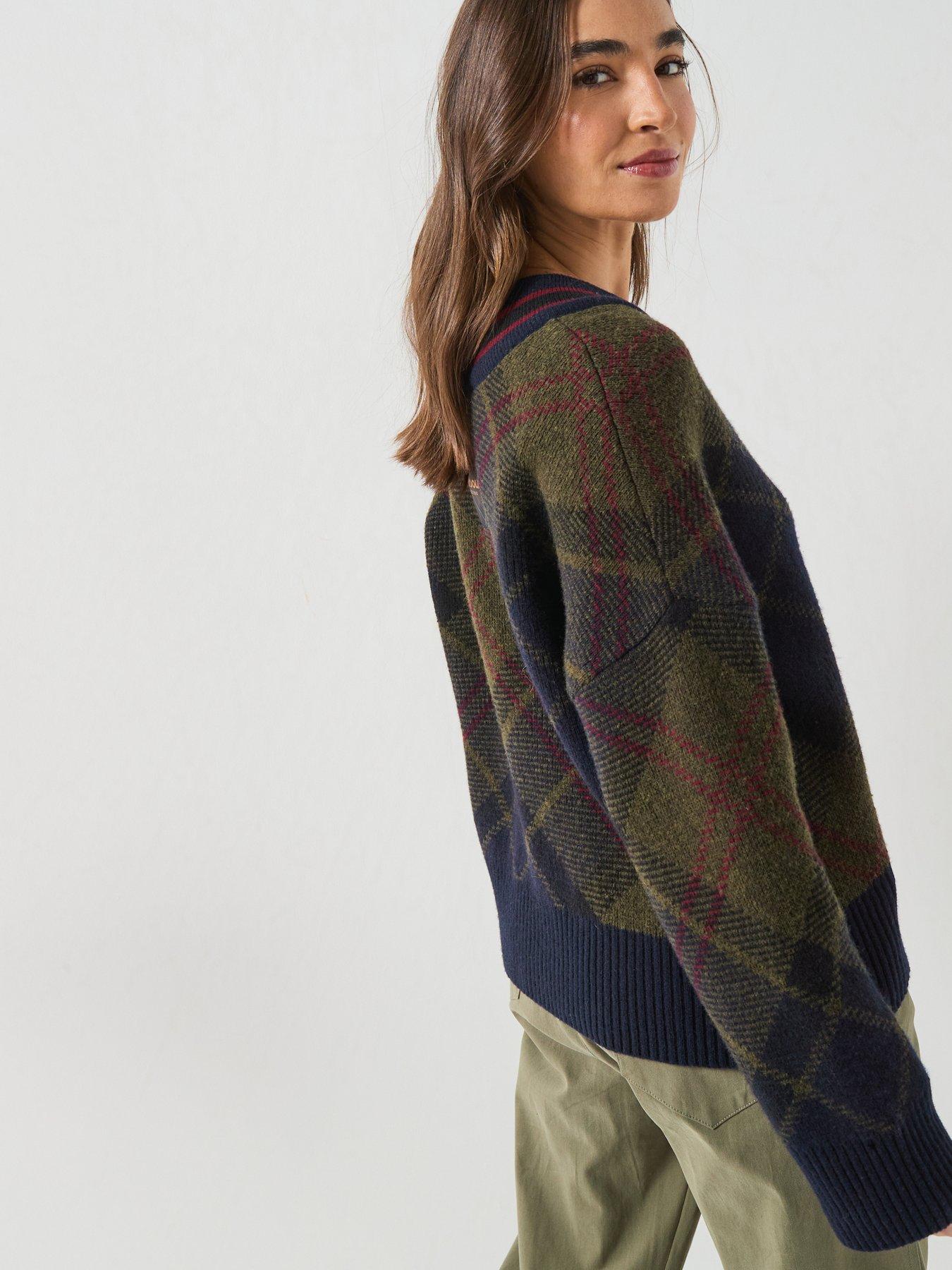 Image 6 of 6 of Barbour Shae Argyle Knitted Jumper - Multi