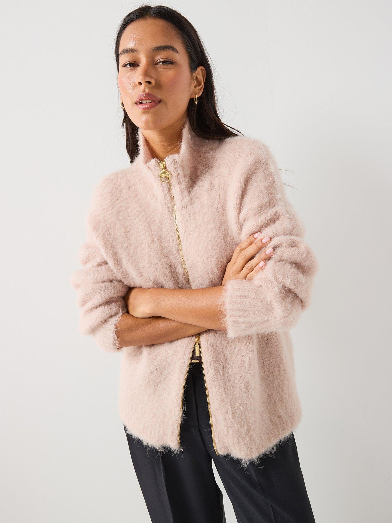 Image 1 of 6 of Barbour International Ramona Knitted Zip Through