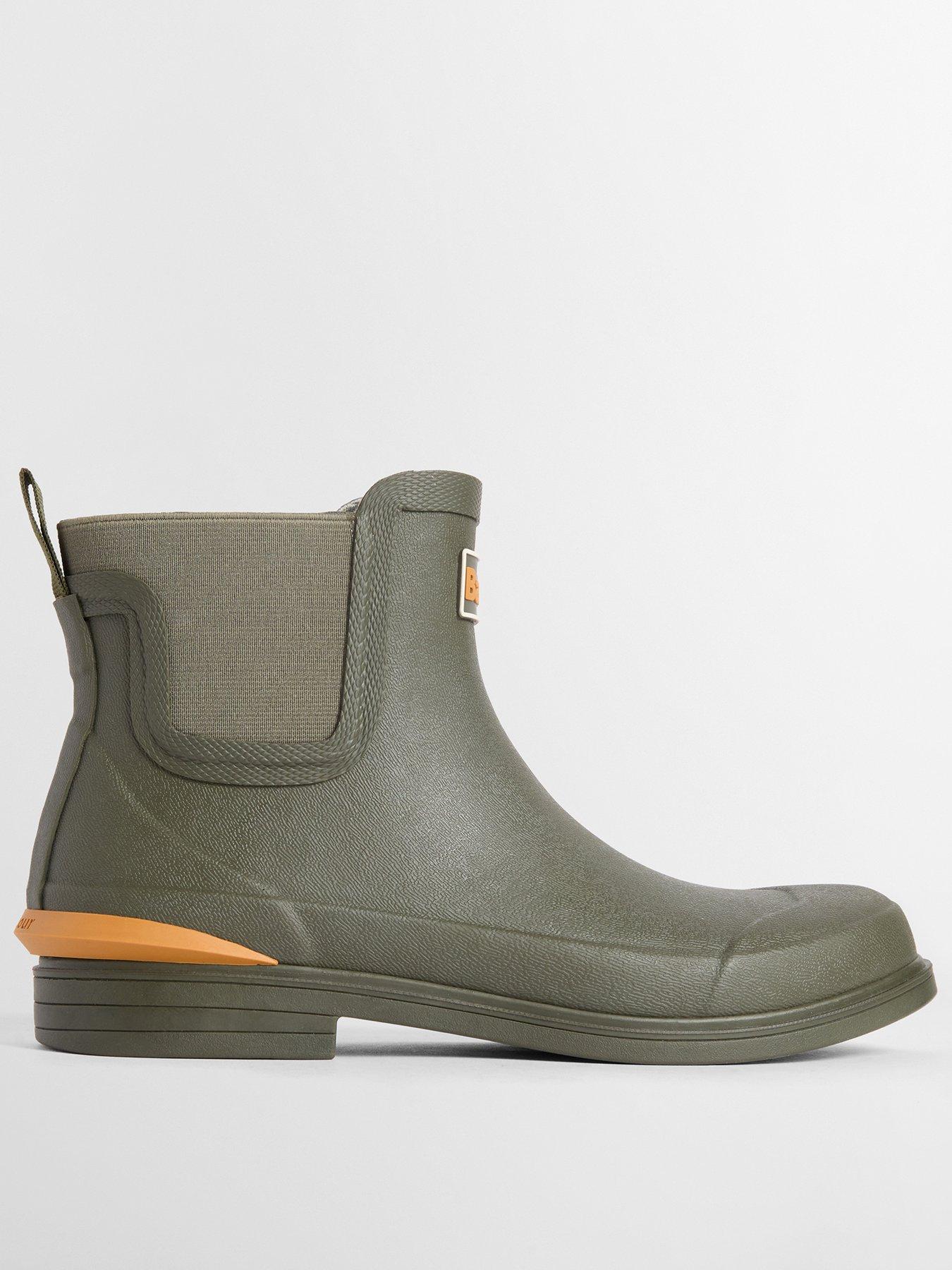 Barbour Abbeyfield Packable Ankle Wellingtons - Dark Olive