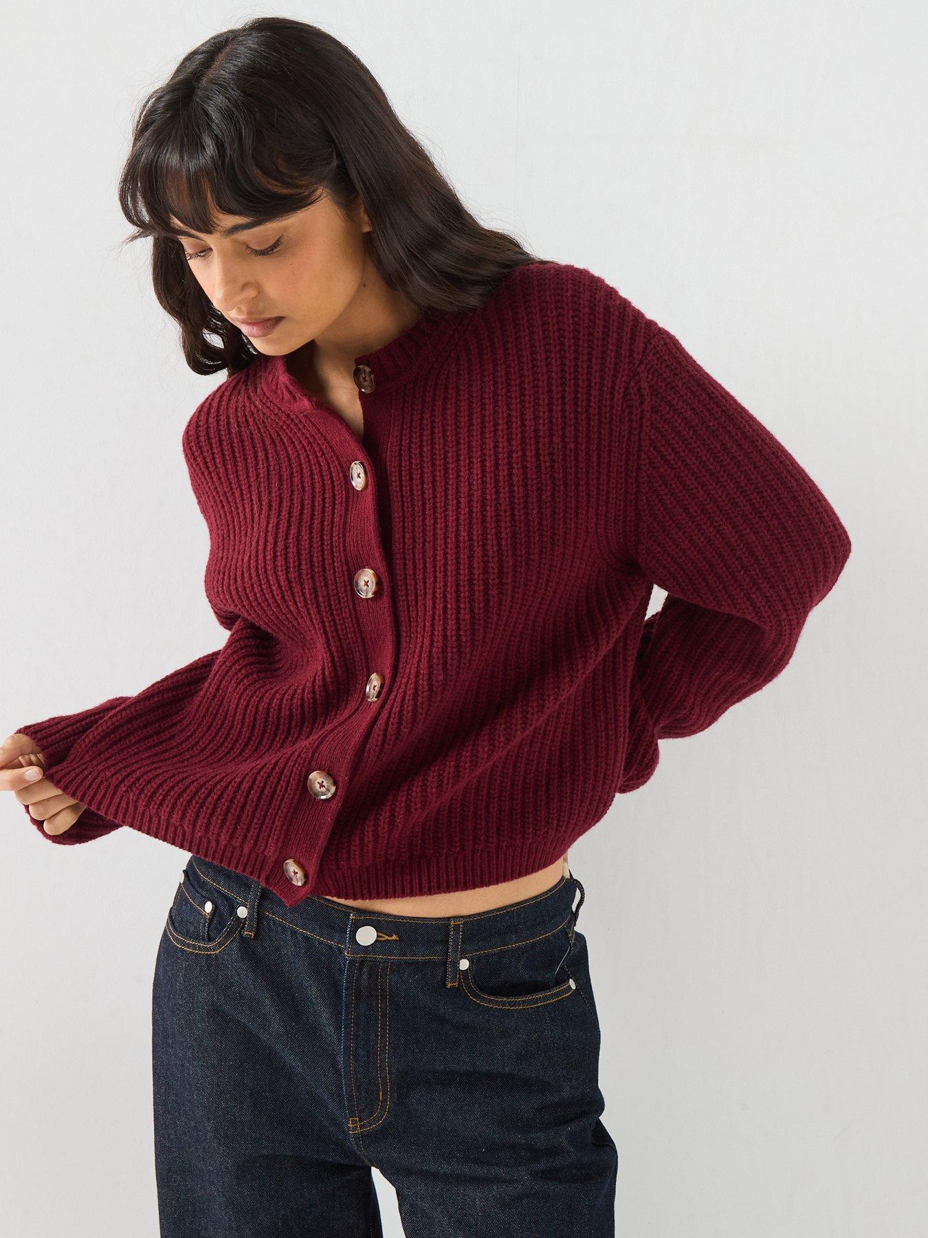 Barbour Adalyn Knitted Cardigan - Red
