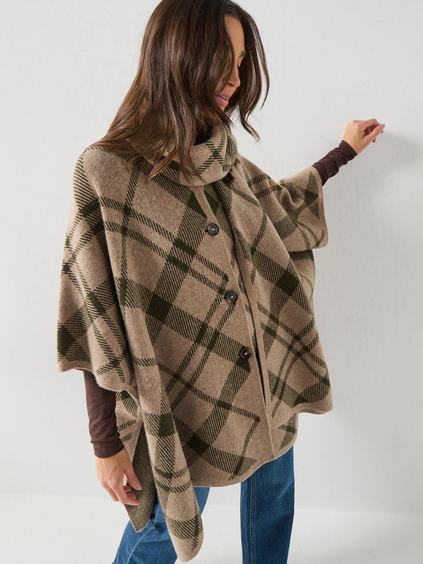 Barbour Women's Vienna Knitted Cape - Cream