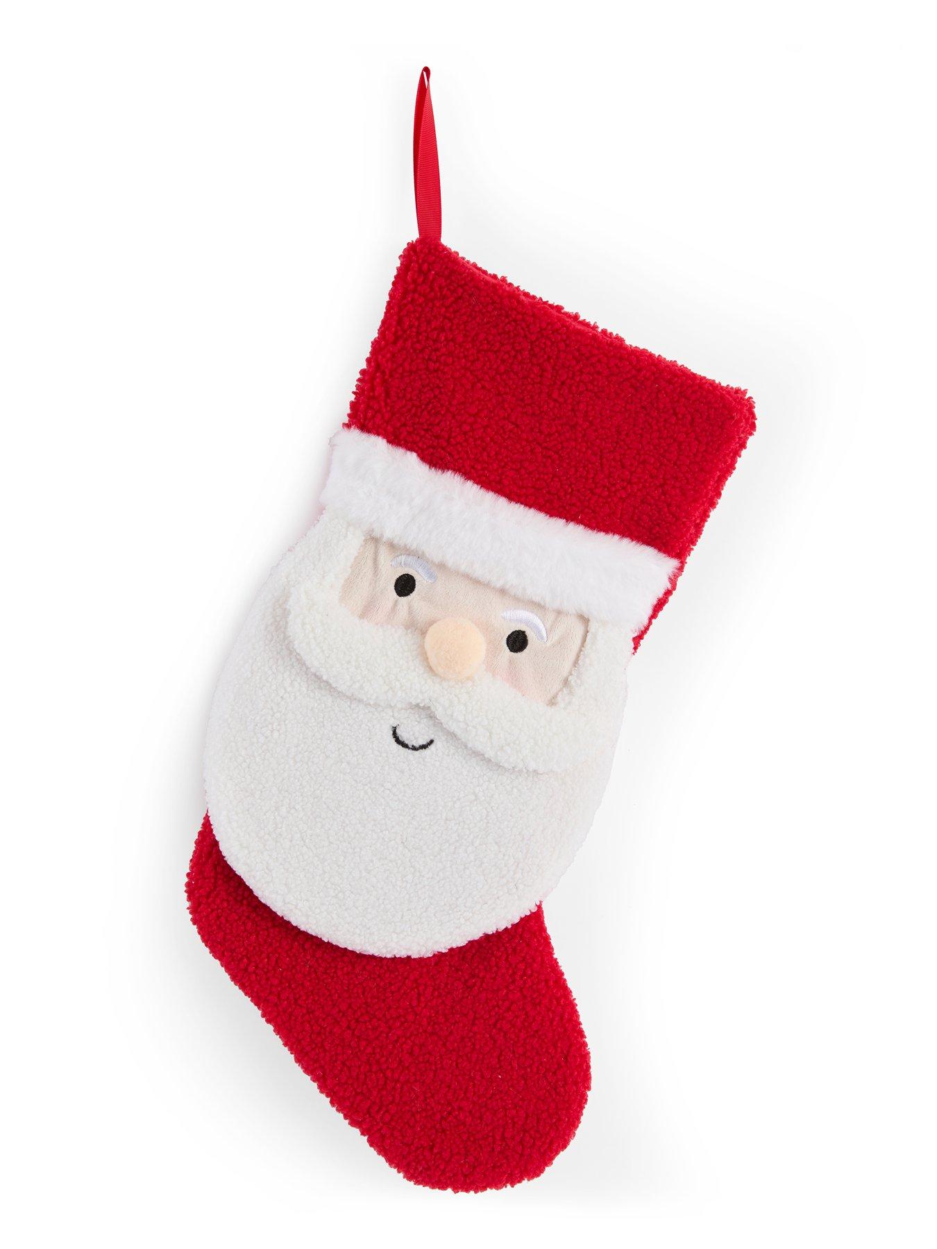 Image 2 of 6 of Festive Santa&nbsp;Christmas&nbsp;Stocking - 46cm