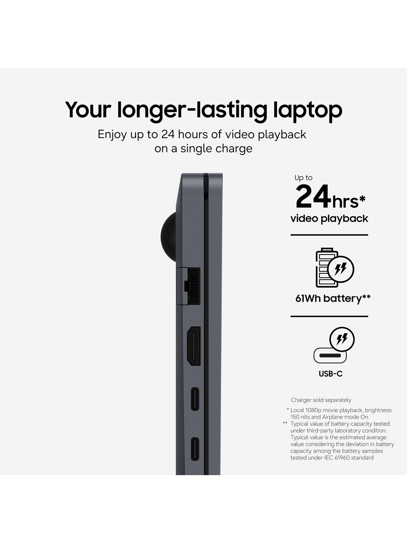 Image 5 of 7 of Samsung Galaxy Book6 Copilot+ PC - 16in - Intel Core Ultra 7, 16GB RAM, 512GB SSD - Grey - No Adaptor Included