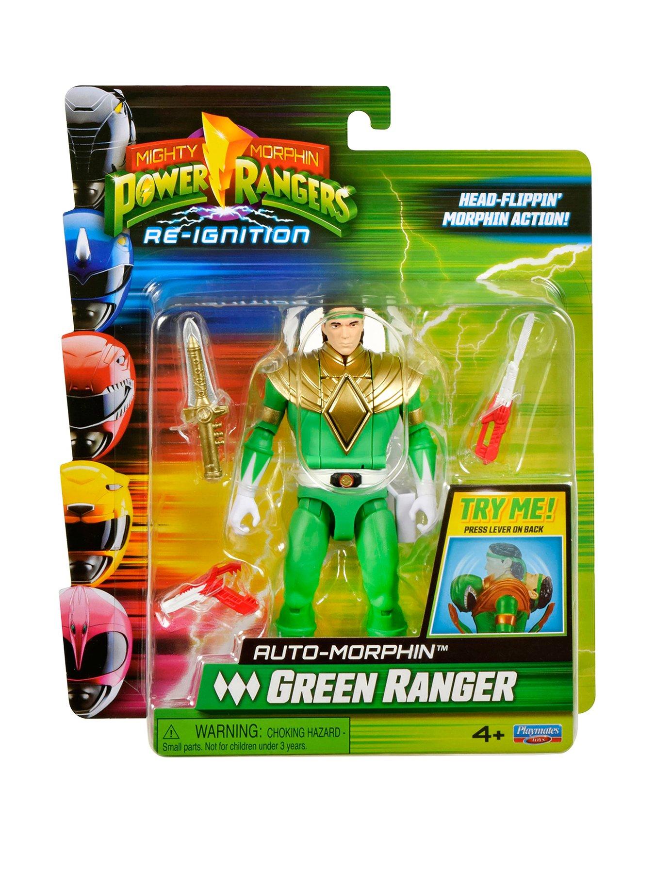 MMPR Auto Morphin Ranger Figure Green Ranger