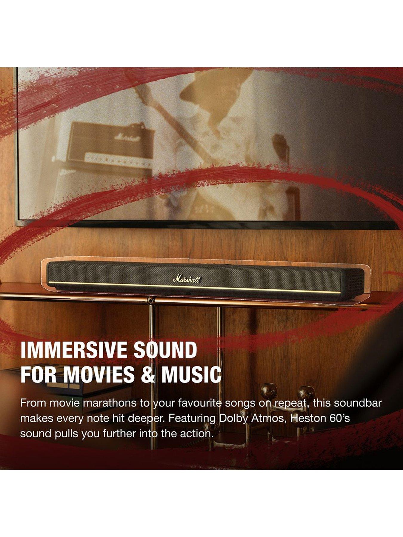  image of marshall-marshall-heston-60-soundbar-black