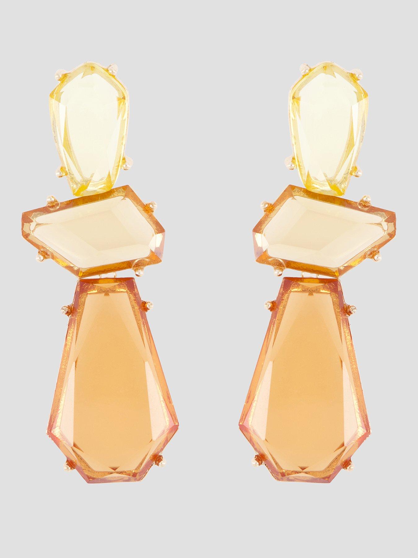 The Very Collection Jewelled Pendant Earrings