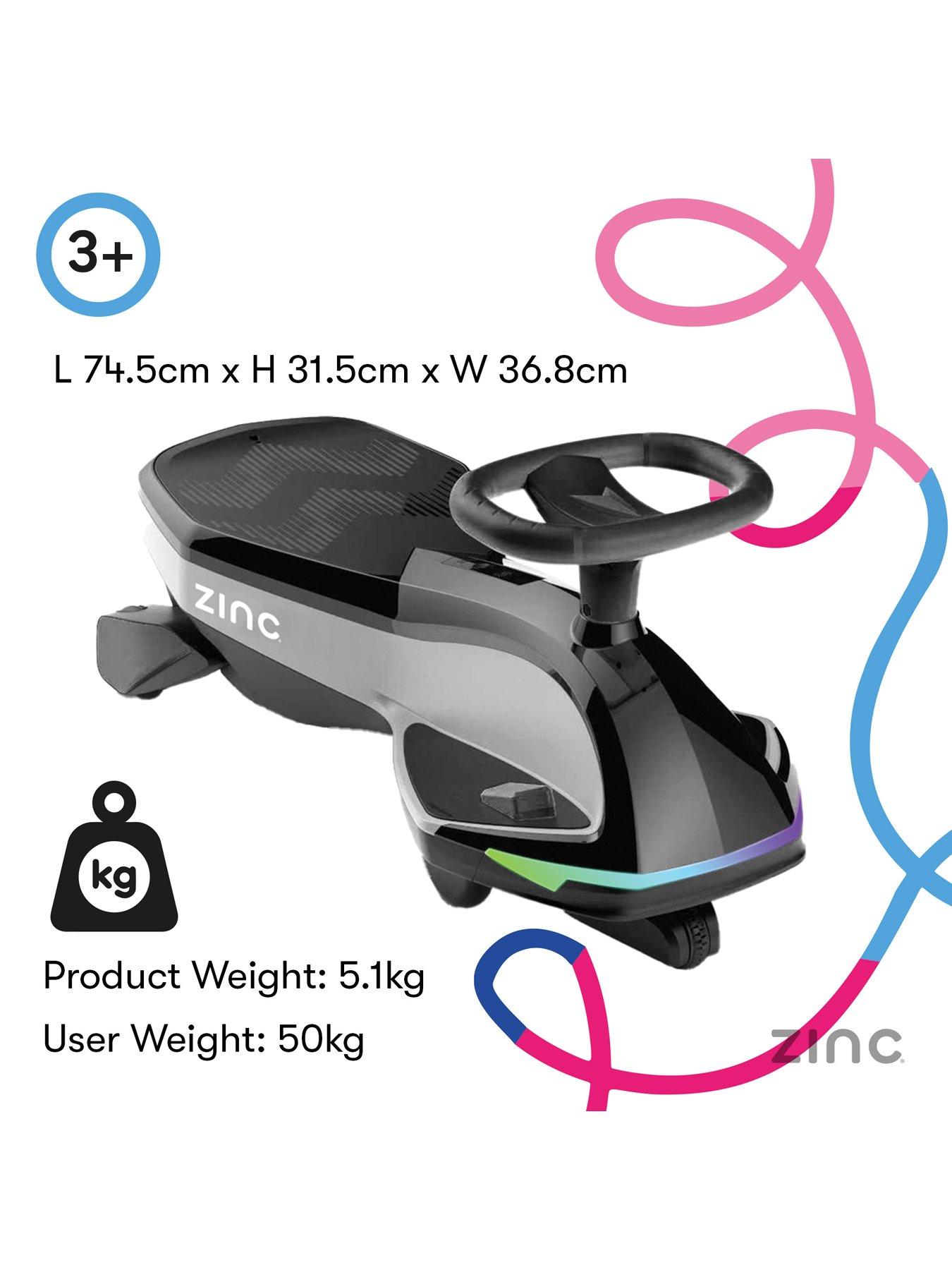 Image 7 of 7 of Zinc Electric Light Up Wiggle Car Ride On
