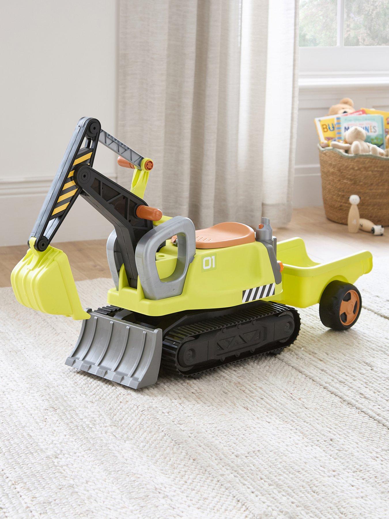 Image 1 of 7 of Foot to Floor Ride on Digger