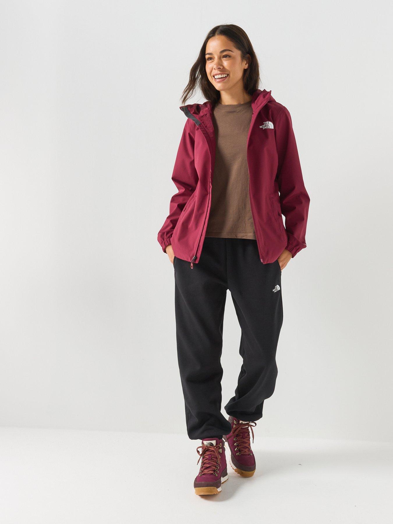 Image 3 of 6 of The North Face Womens Quest Waterproof Hooded Jacket - Dark Red