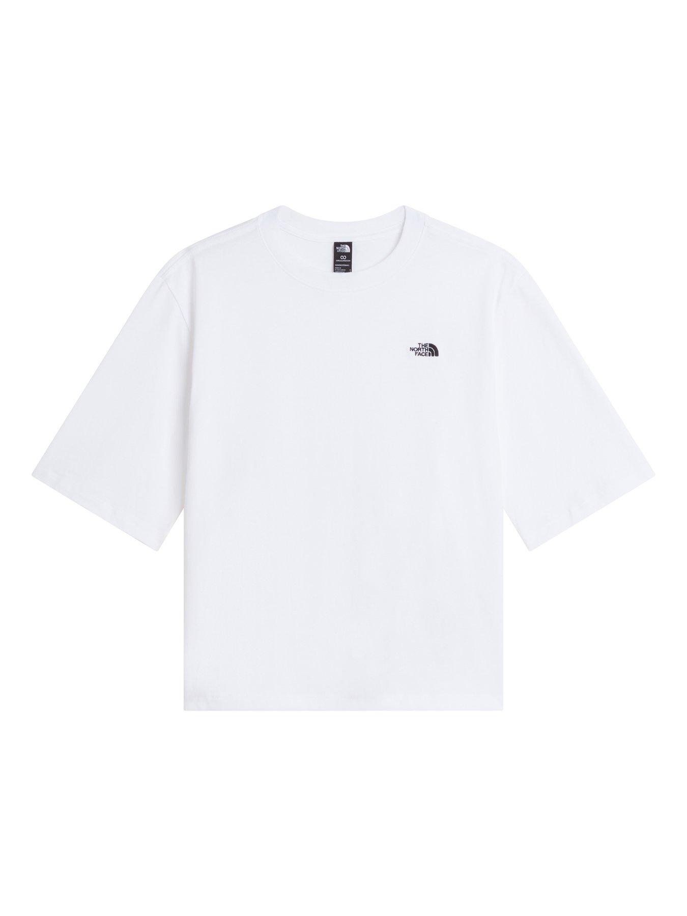 Image 4 of 5 of The North Face Women&rsquo;s TNF&trade; Essential Simple Dome Boxy Relaxed T-Shirt - TNF White