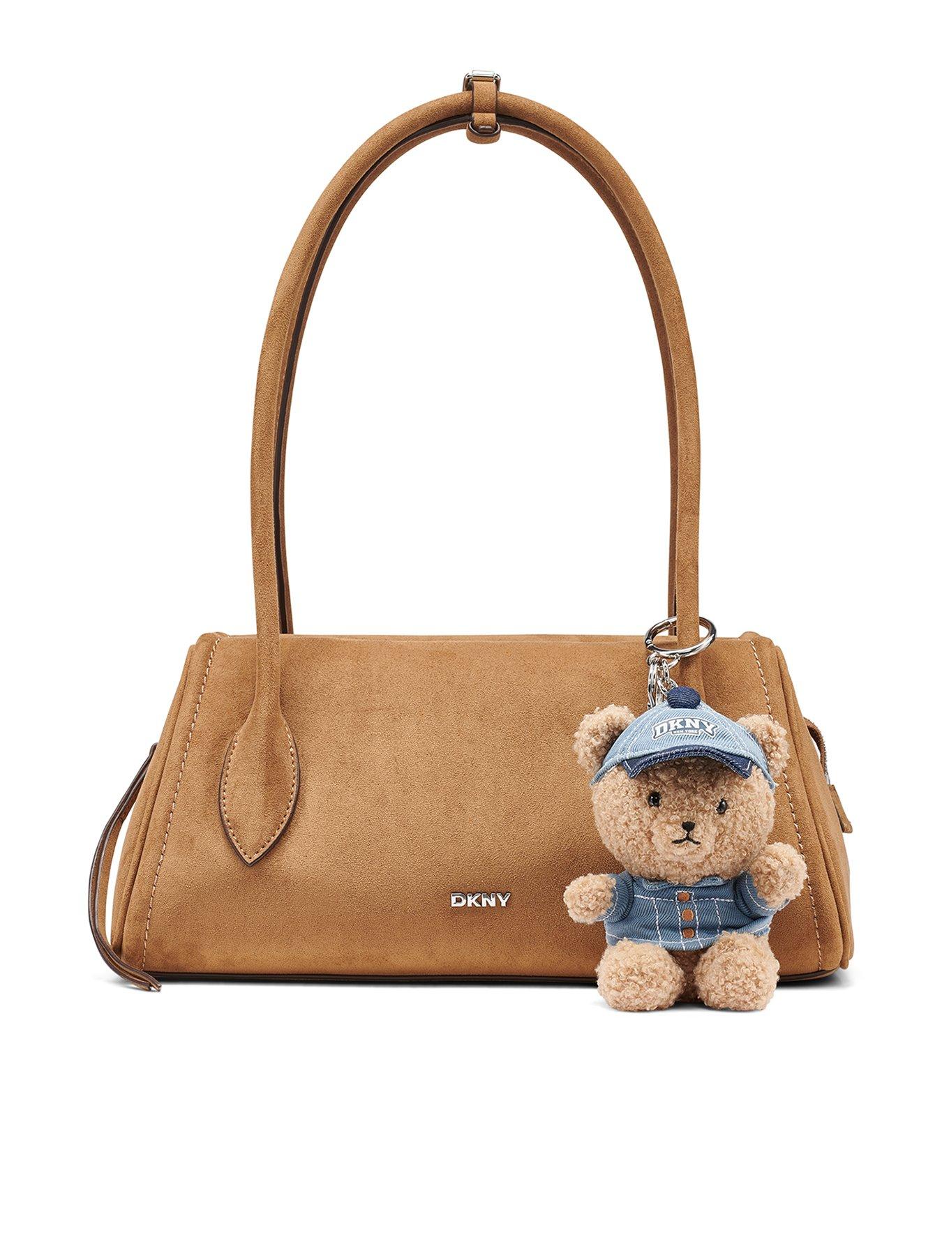 Image 1 of 5 of DKNY Amelie Bowling Bag - Brown