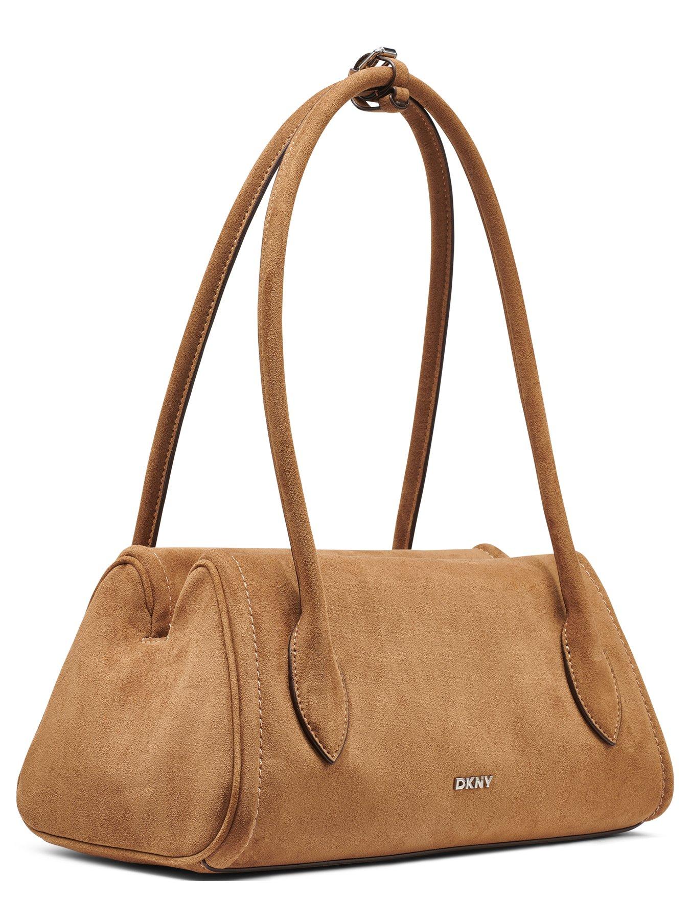 Image 4 of 5 of DKNY Amelie Bowling Bag - Brown