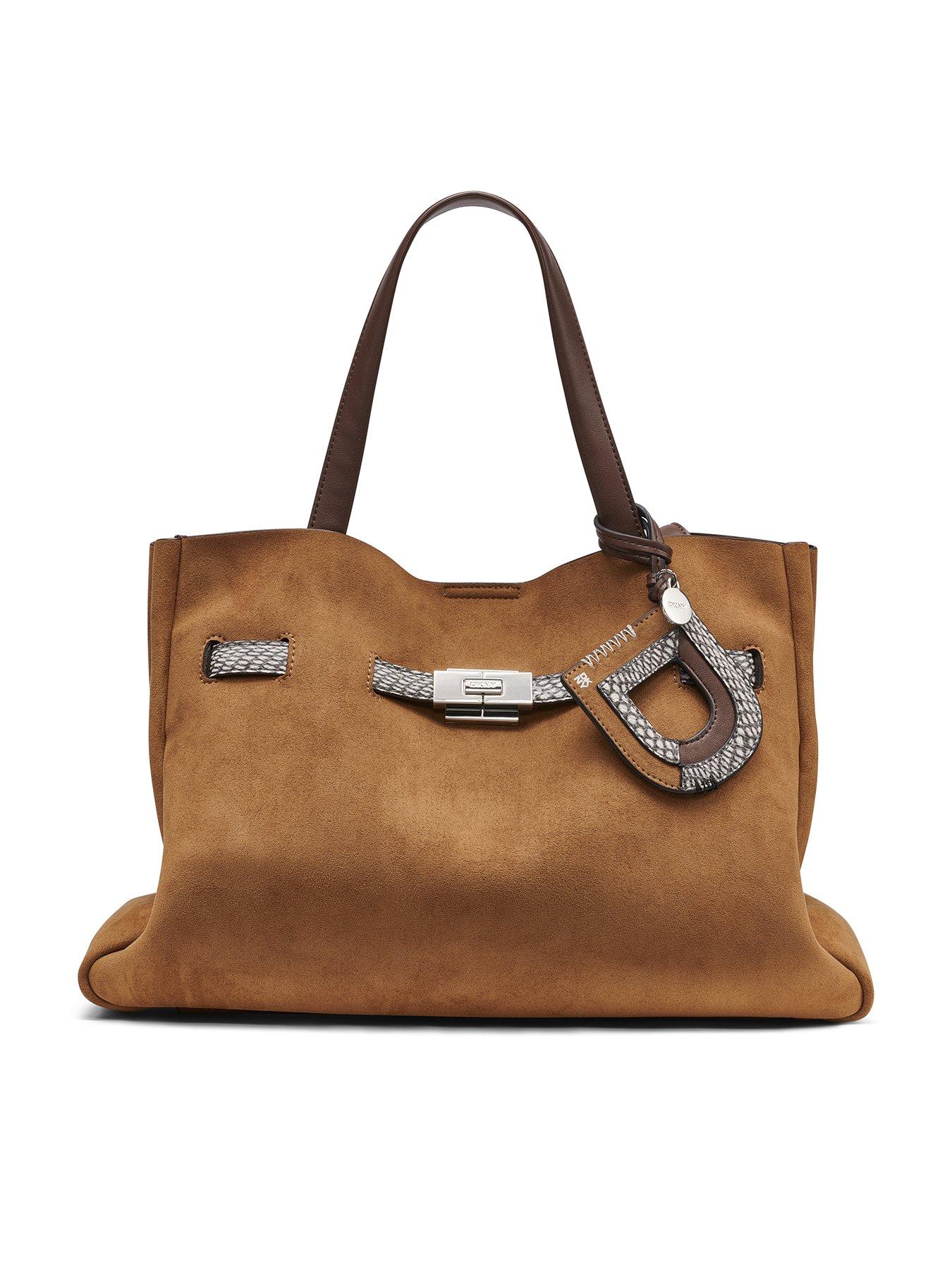 Image 1 of 5 of DKNY Bryar Large Satchel - Brown