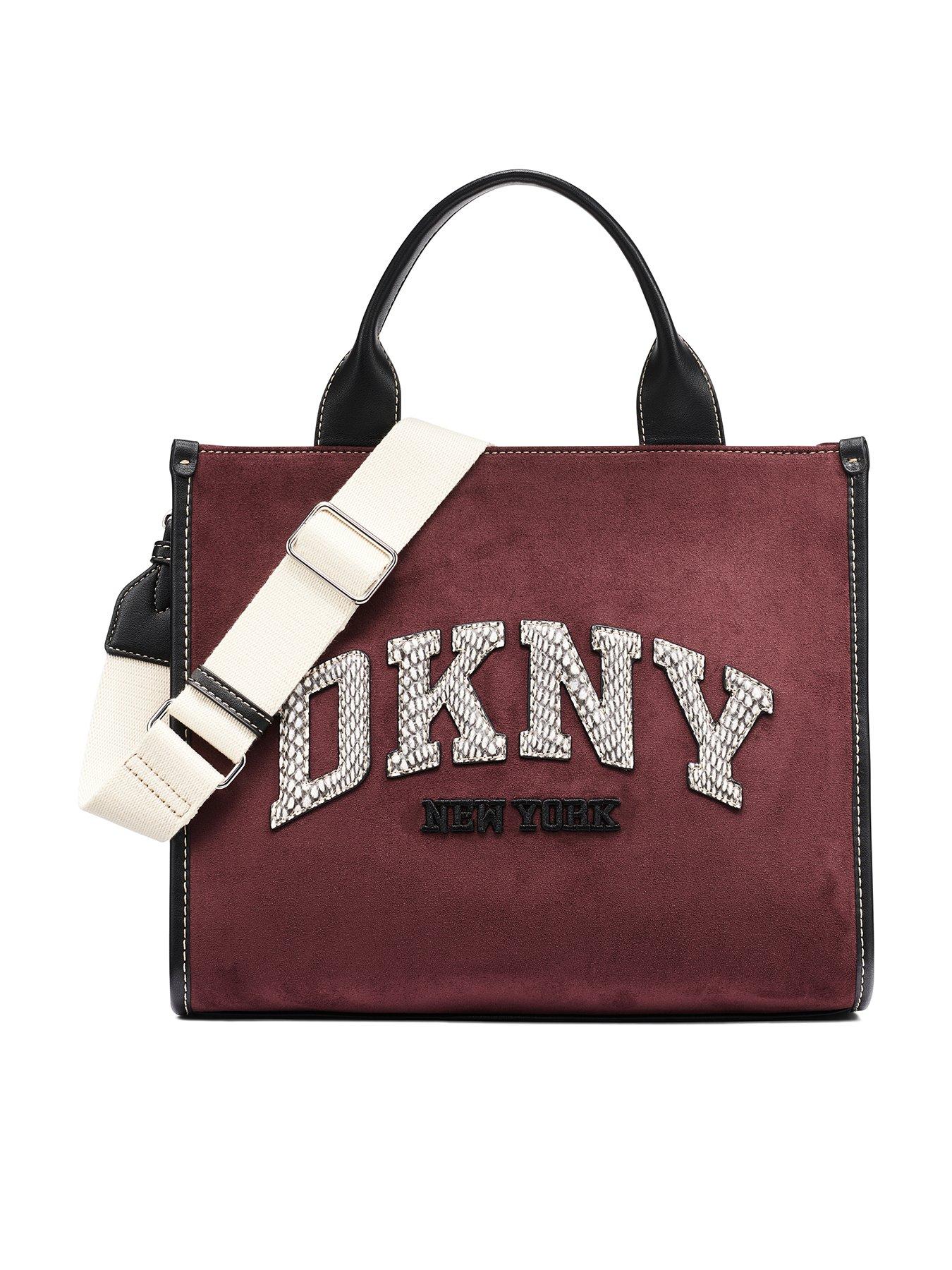 Image 1 of 5 of DKNY Hadlee Logo Medium Tote Bag - Red