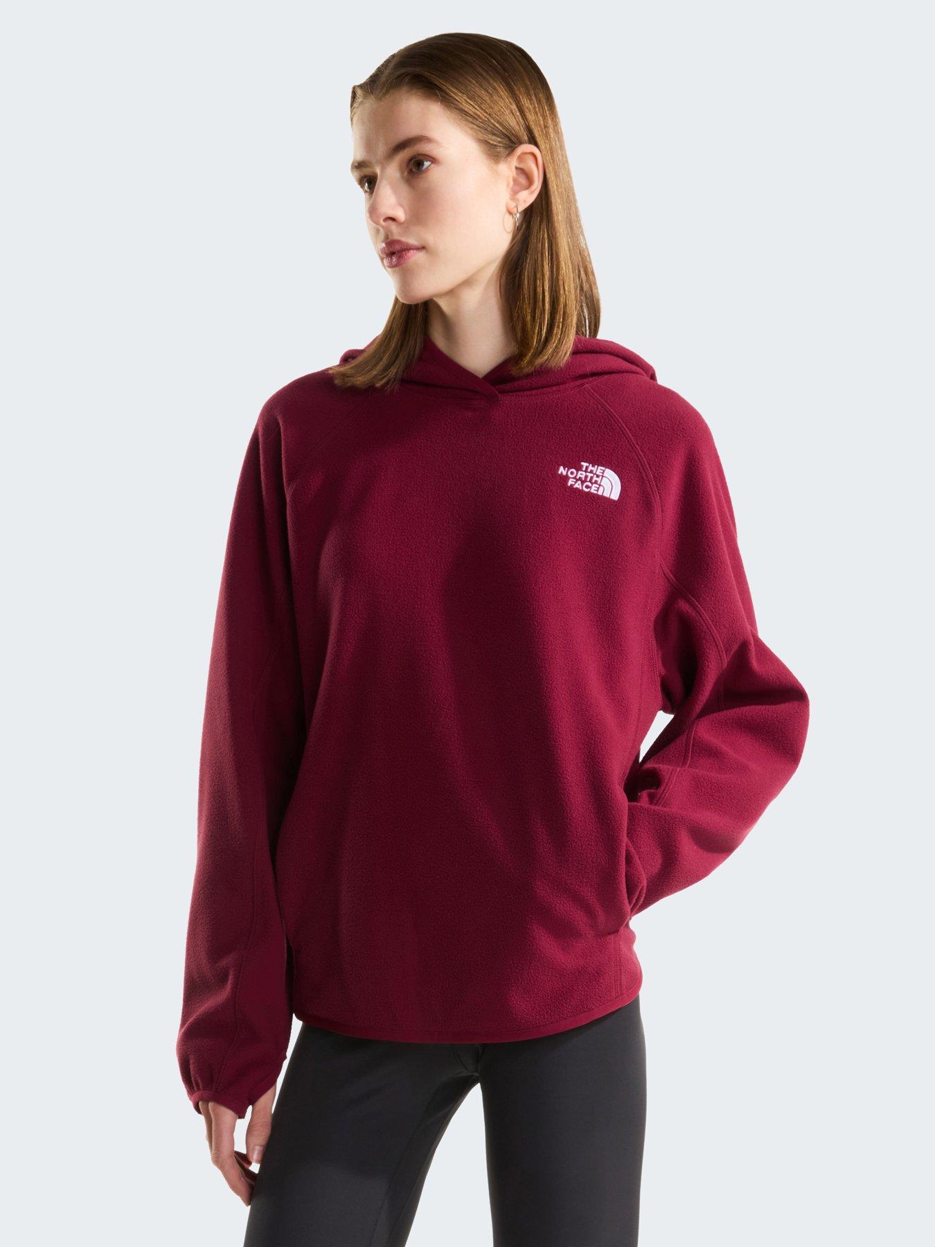 The North Face Womens Oxara Hooded Fleece - Burgundy
