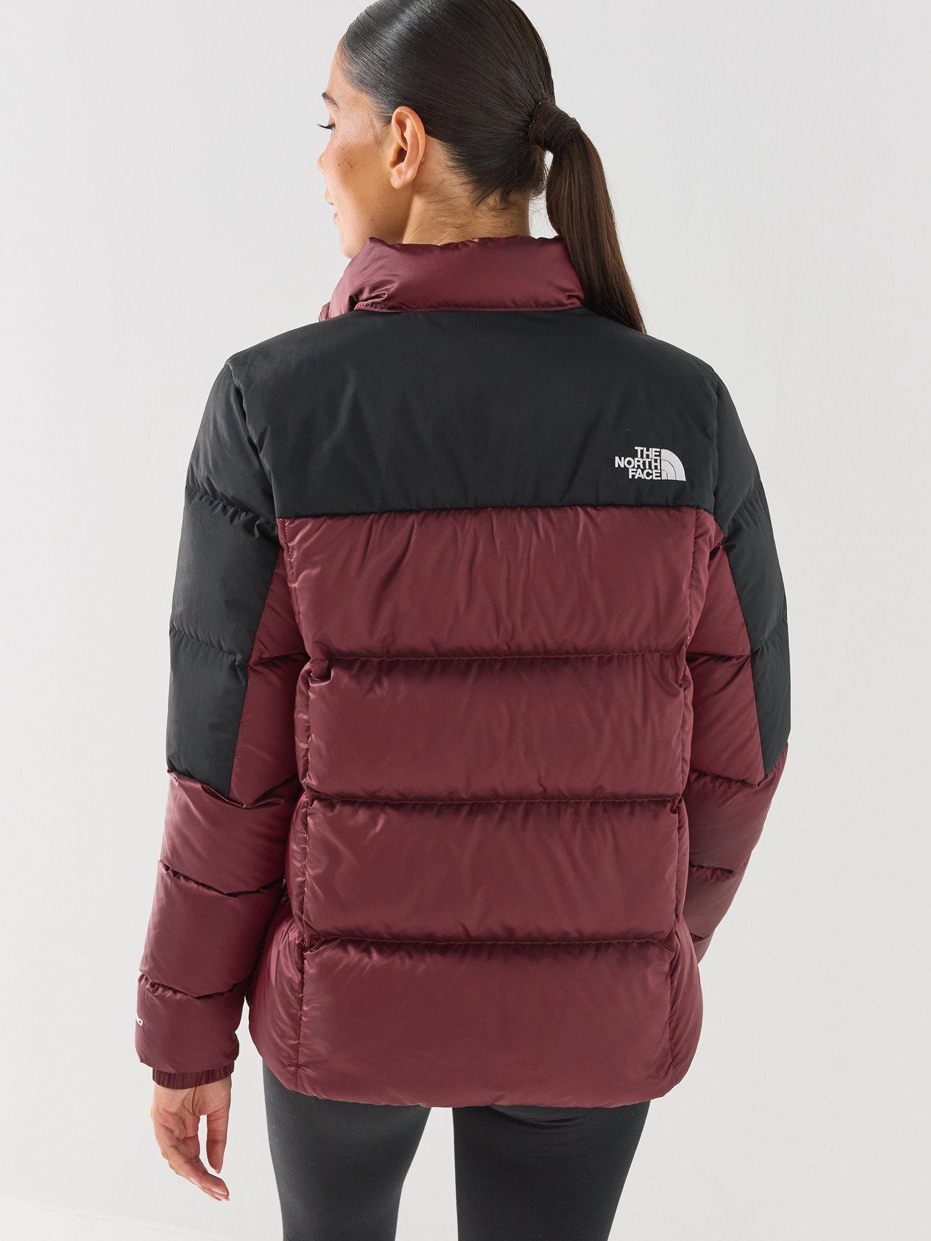 Image 2 of 6 of The North Face Womens Diablo Down 2.0 Padded Zip Through Jacket - Burgundy