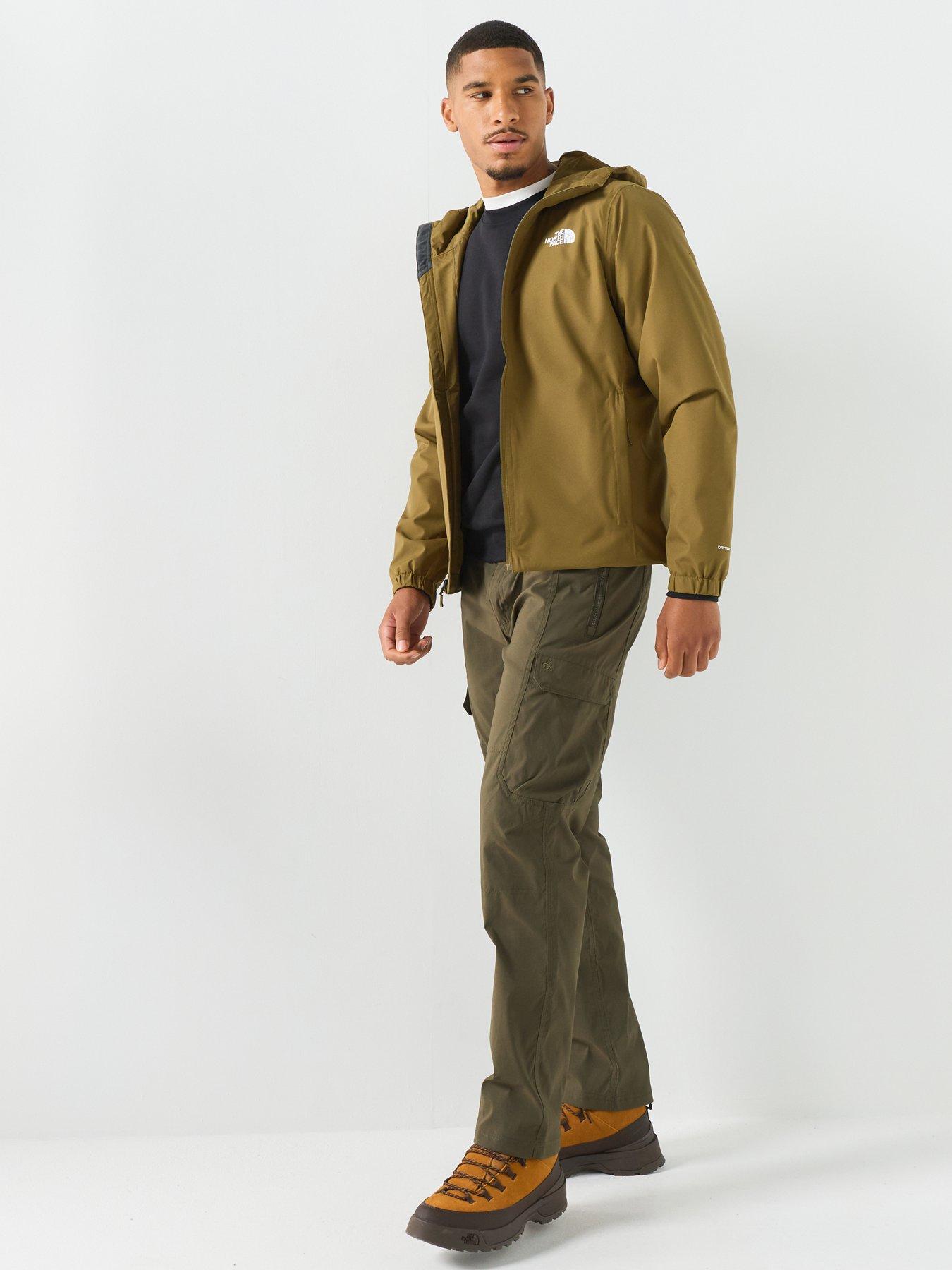 Image 3 of 6 of The North Face Mens Waterproof Hooded Full Zip Jacket - Brown