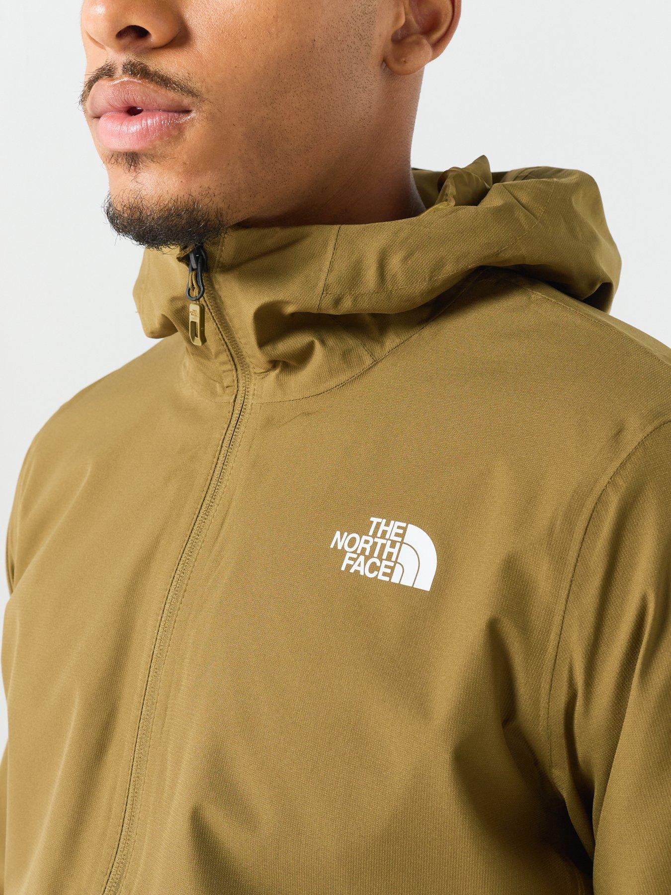Image 4 of 6 of The North Face Mens Waterproof Hooded Full Zip Jacket - Brown