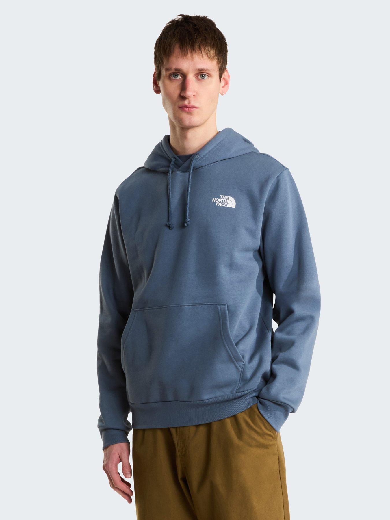 The North Face Men's Evolution Box Logo Hoodie - Blue