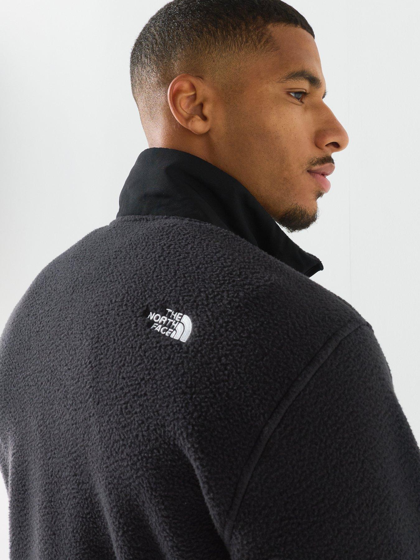 Image 4 of 6 of The North Face Mens Yumiori Off Peak Relaxed Fit Half Zip Fleece - Black