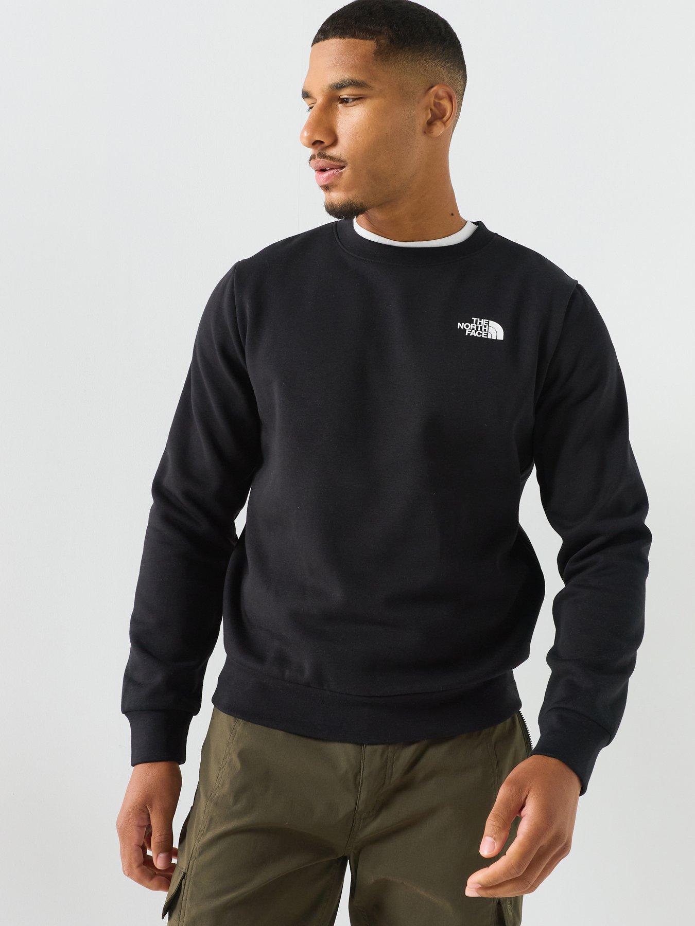 Image 2 of 6 of The North Face Mens Evolution Box Crew Neck Sweatshirt - Black