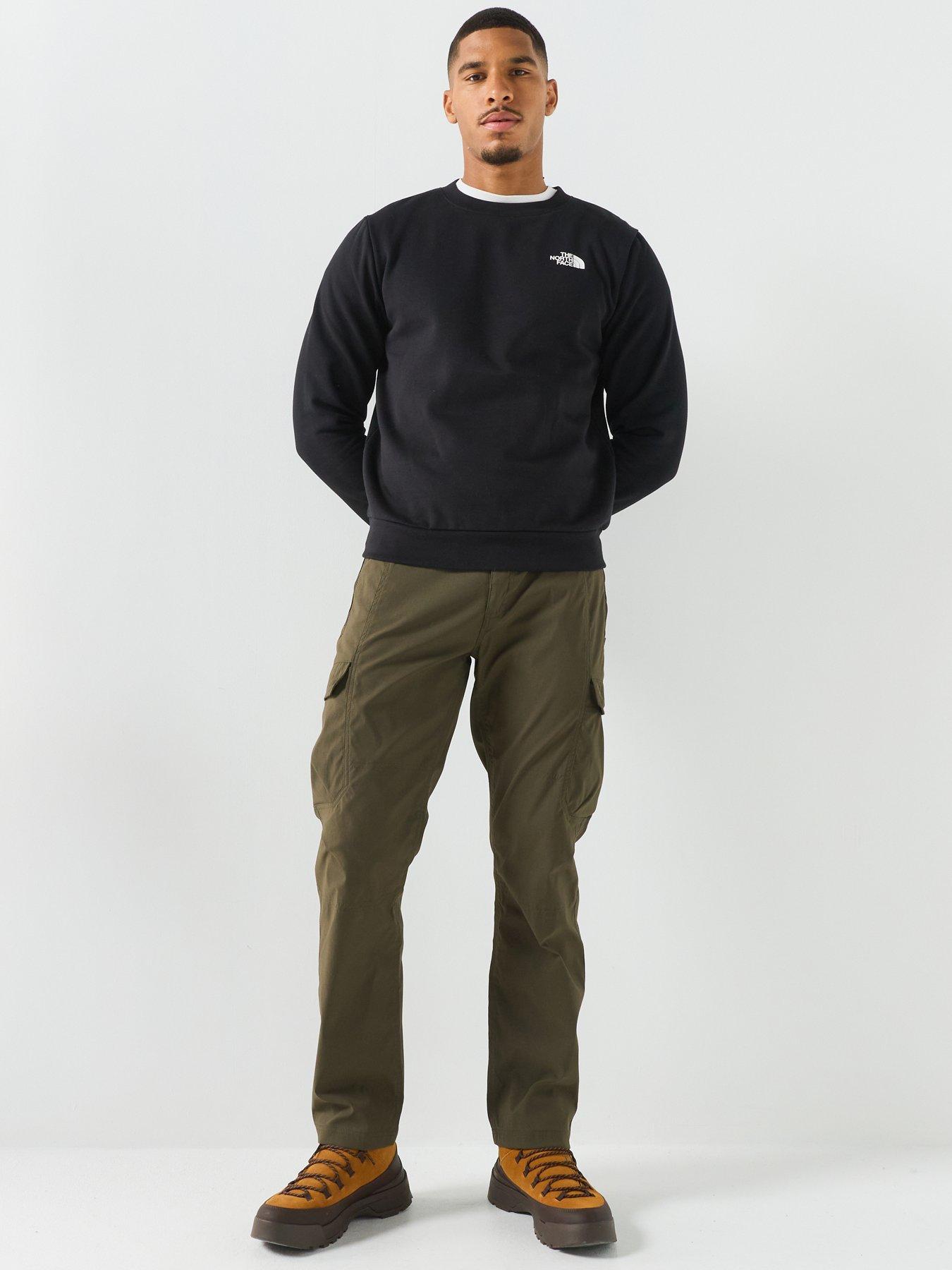 Image 3 of 6 of The North Face Mens Evolution Box Crew Neck Sweatshirt - Black