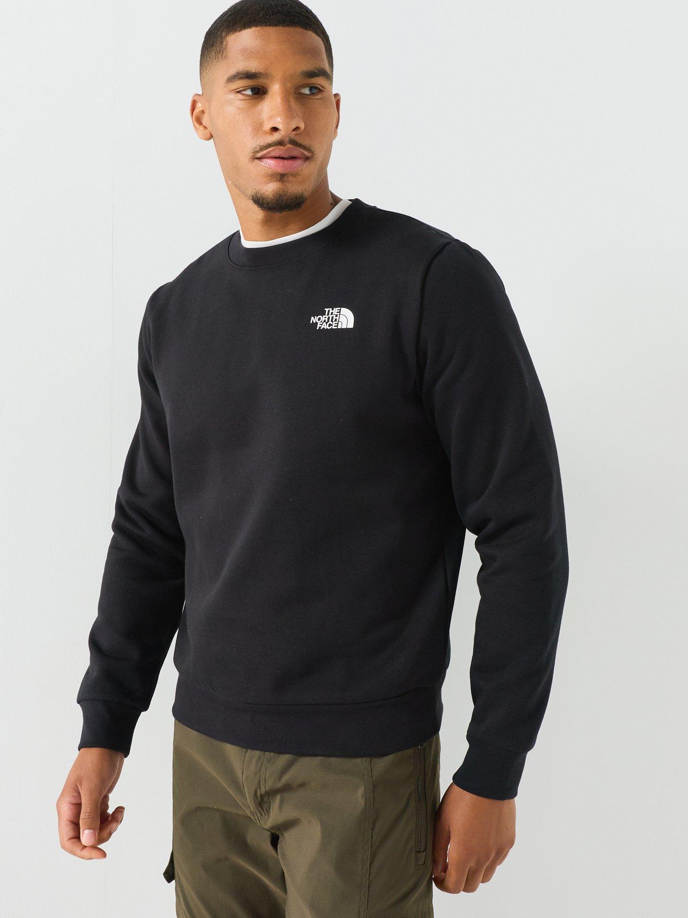 Image 6 of 6 of The North Face Mens Evolution Box Crew Neck Sweatshirt - Black
