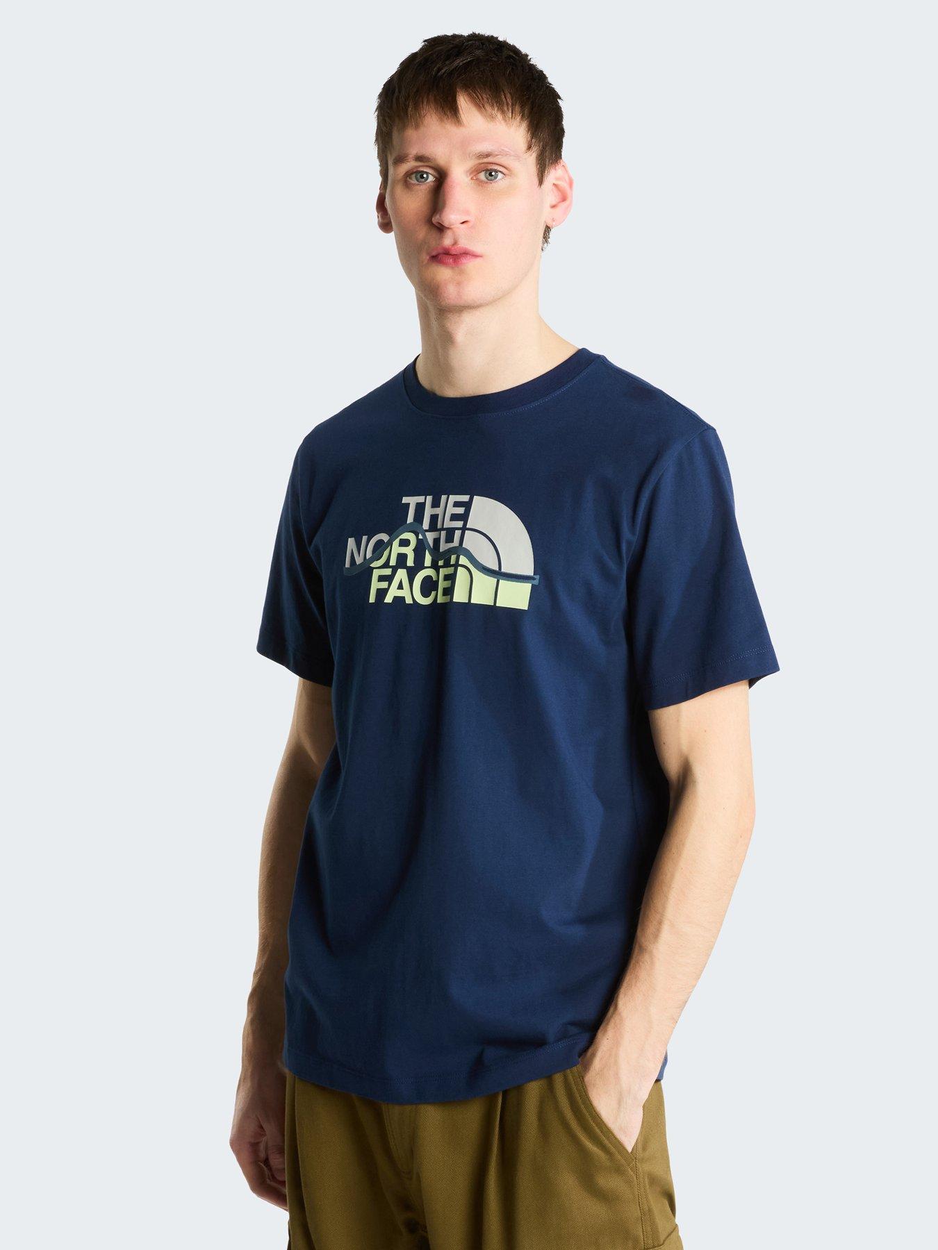 The North Face Mens Mountain Line Graphic T-Shirt - Navy