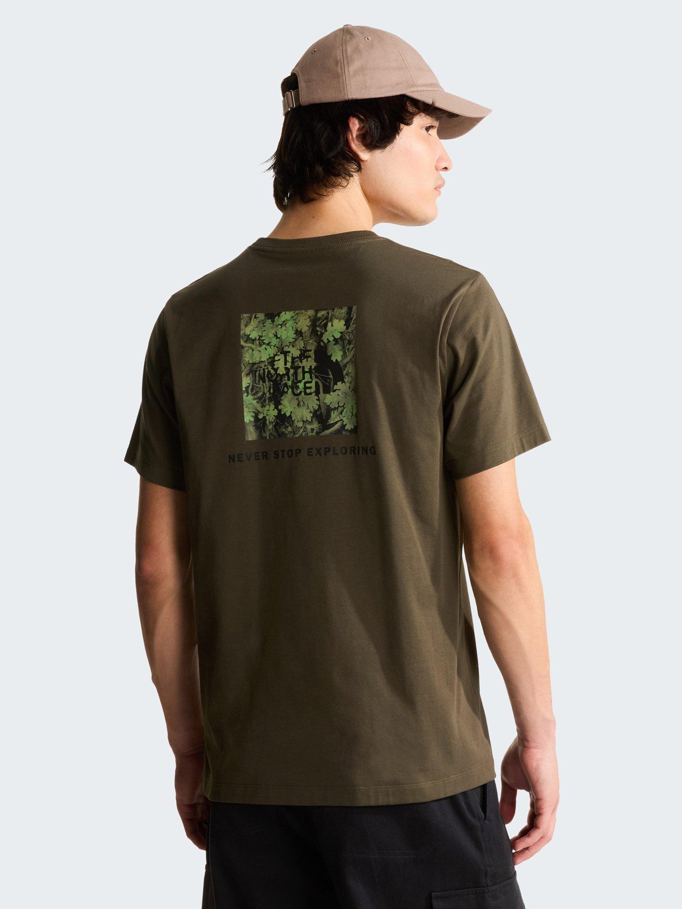 The North Face Mens Yosemite Oak Box Graphic T-shirt - Green