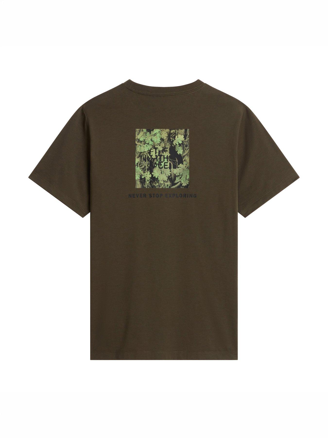 Image 5 of 5 of The North Face Mens Yosemite Oak Box Graphic T-shirt - Green