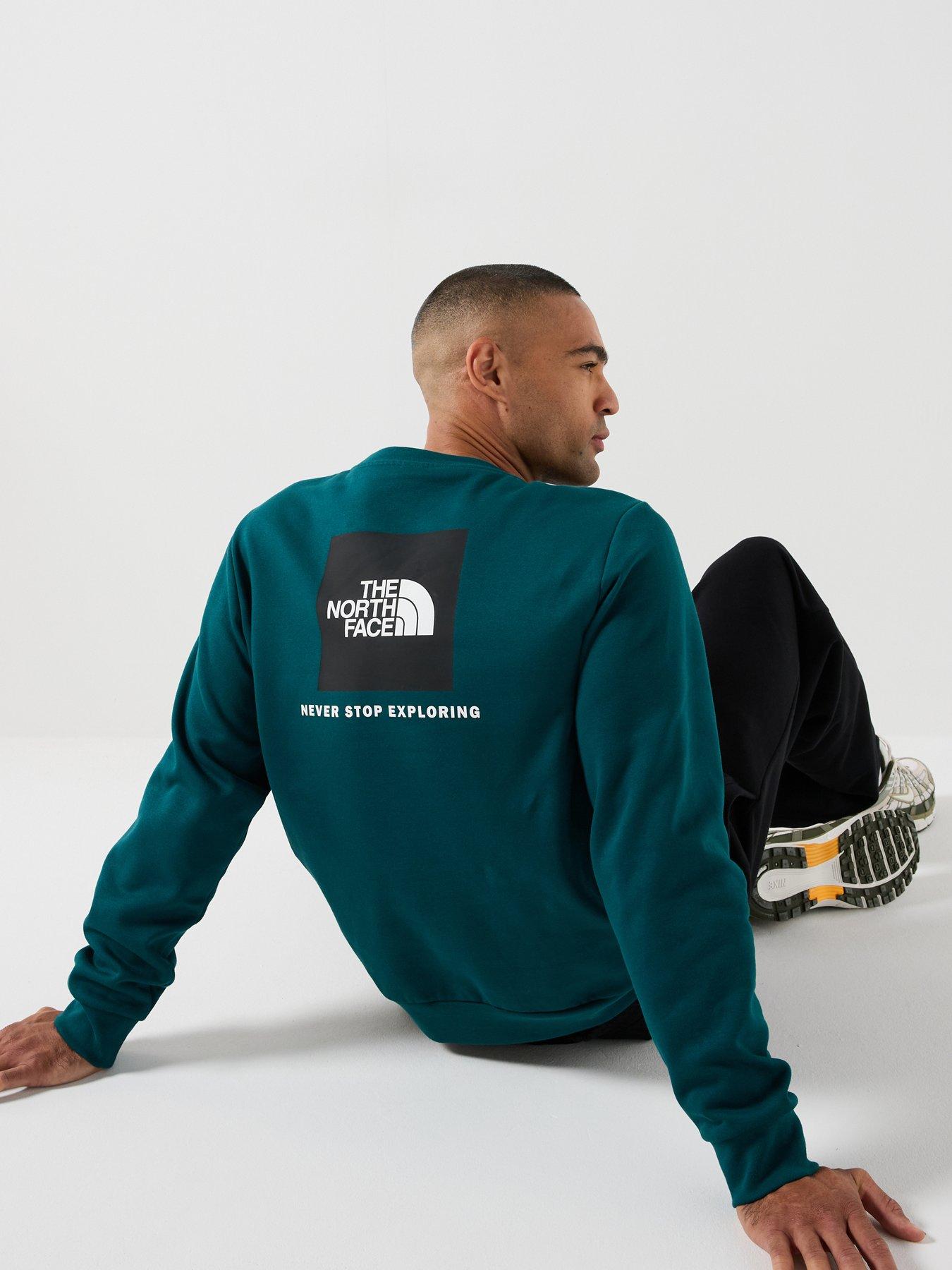 The North Face Mens Evolution Box Crew Sweat - Green