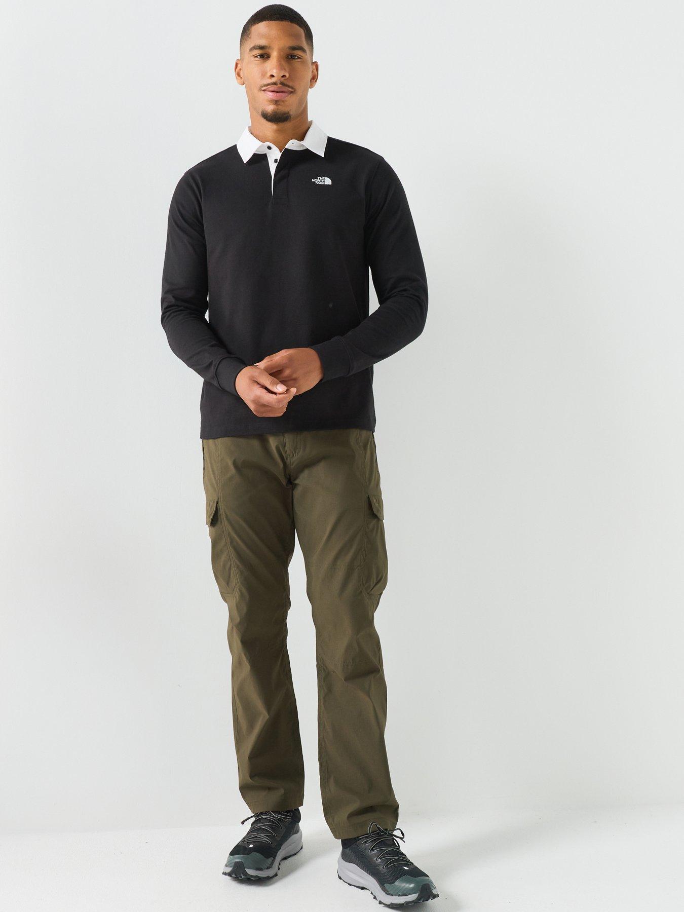 Image 3 of 5 of The North Face Mens Vista Rugby Long Sleeve Top - Black