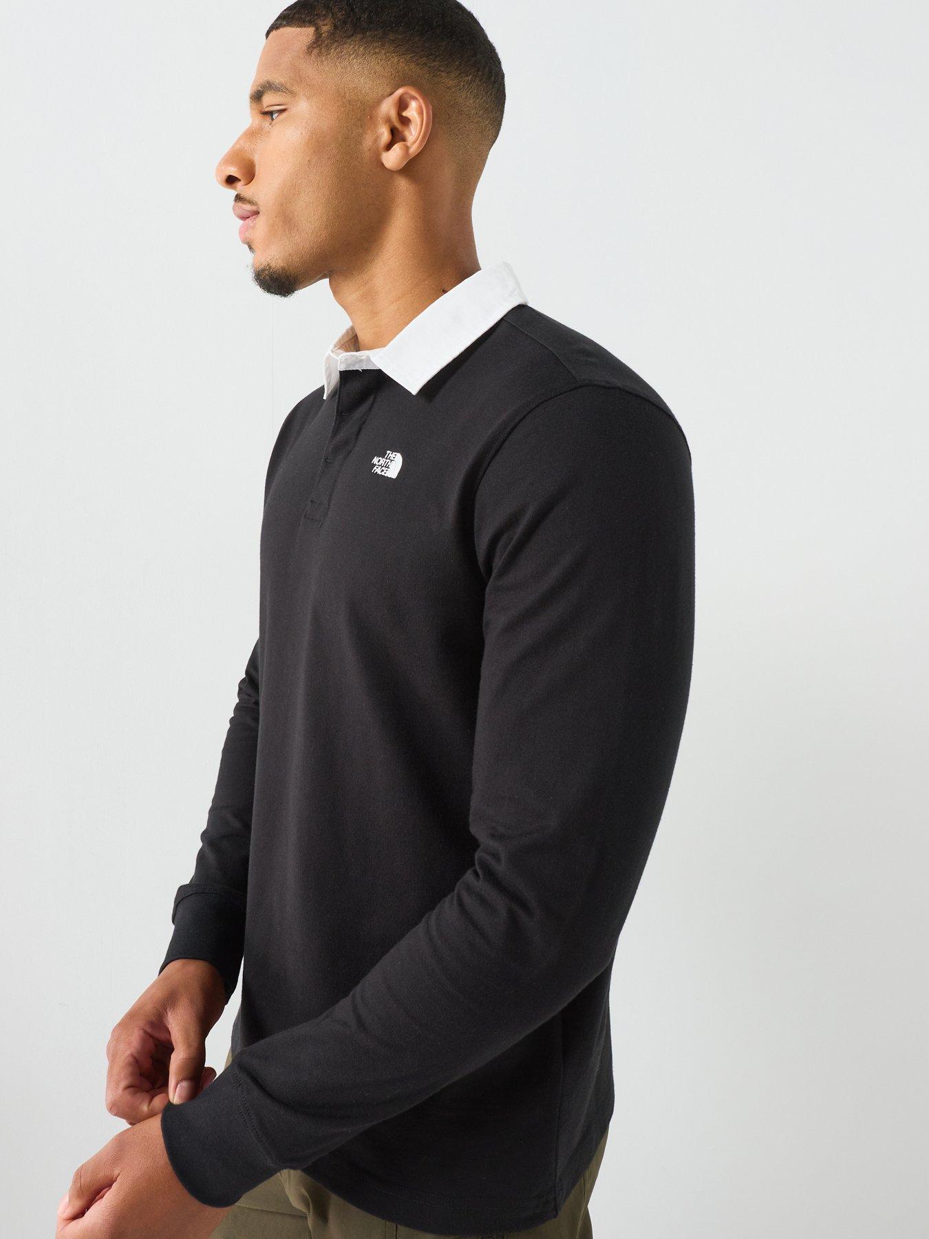 Image 5 of 5 of The North Face Mens Vista Rugby Long Sleeve Top - Black