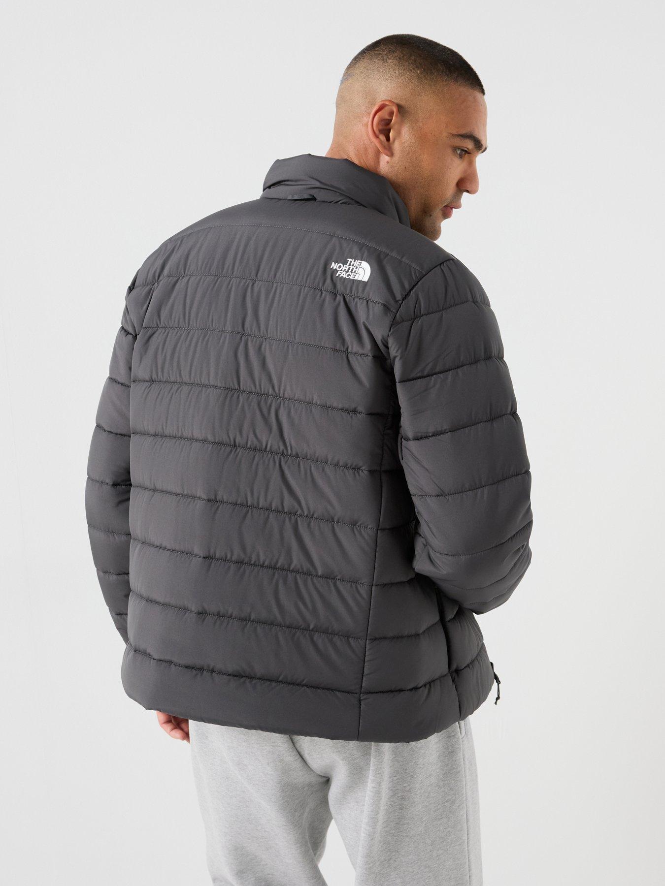 Image 2 of 6 of The North Face Mens Aconcagua Padded High Collar Zip Through Jacket - Grey