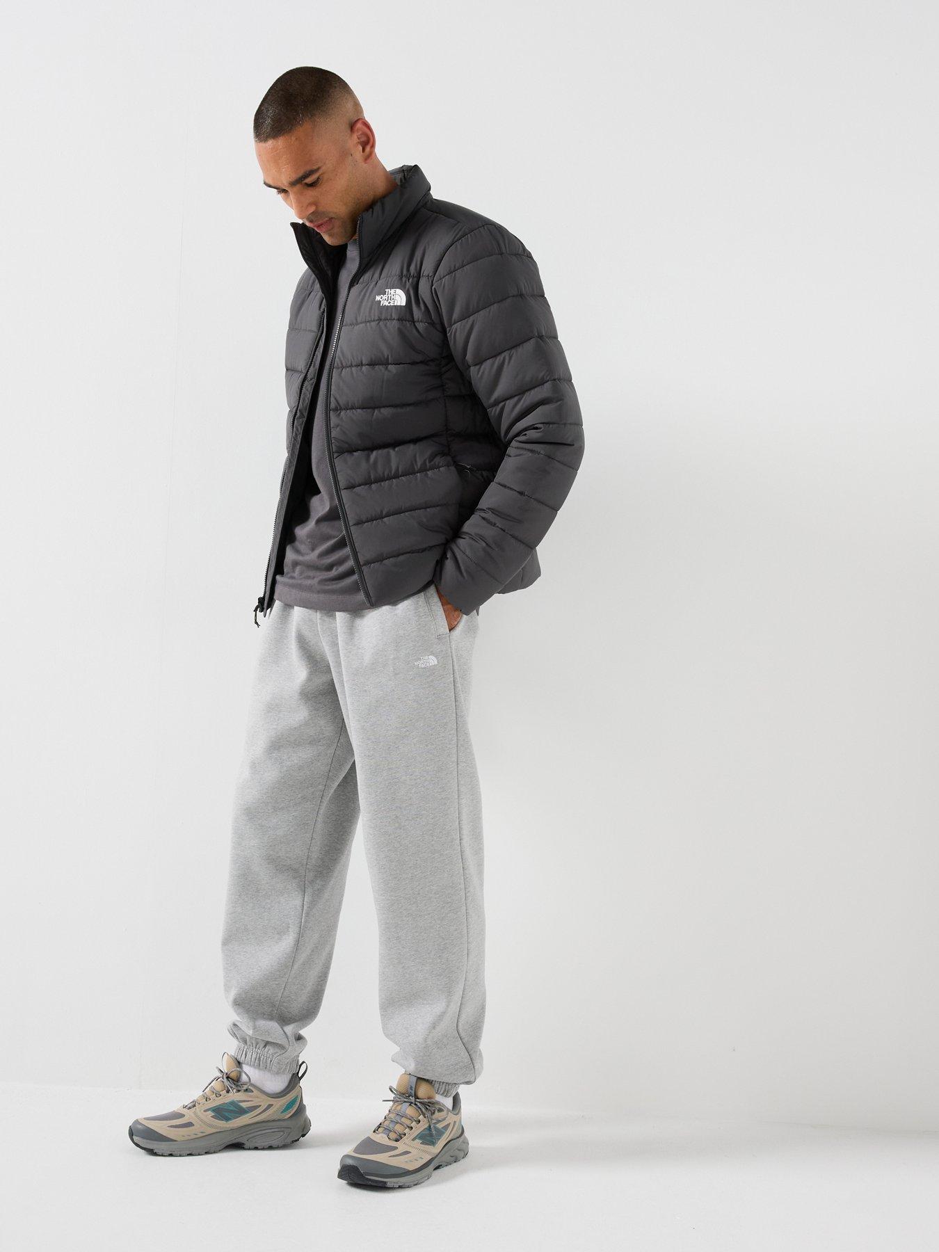 Image 3 of 6 of The North Face Mens Aconcagua Padded High Collar Zip Through Jacket - Grey