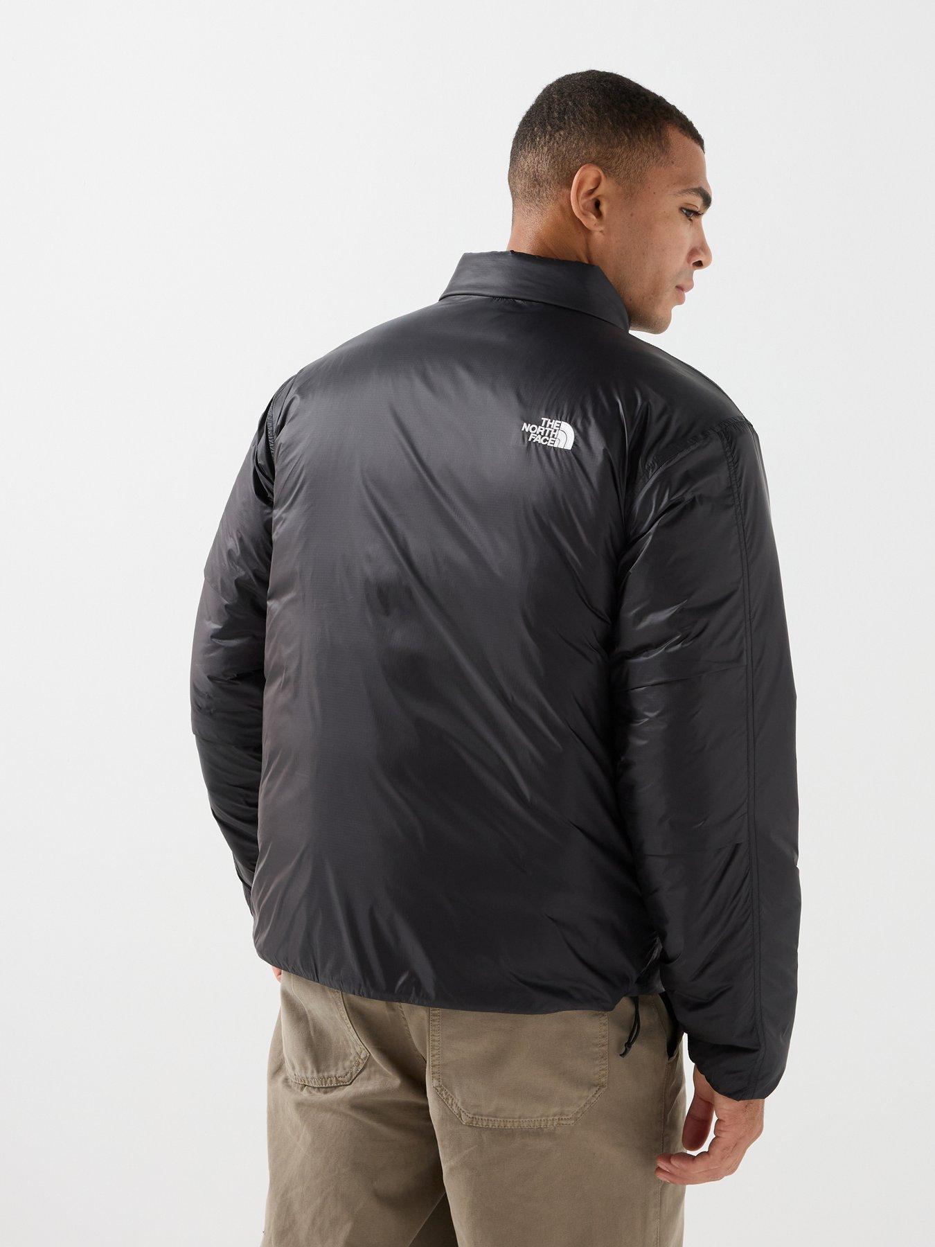 Image 2 of 6 of The North Face Mens Pertex Explore Full Zip Stand Collar Jacket - Black