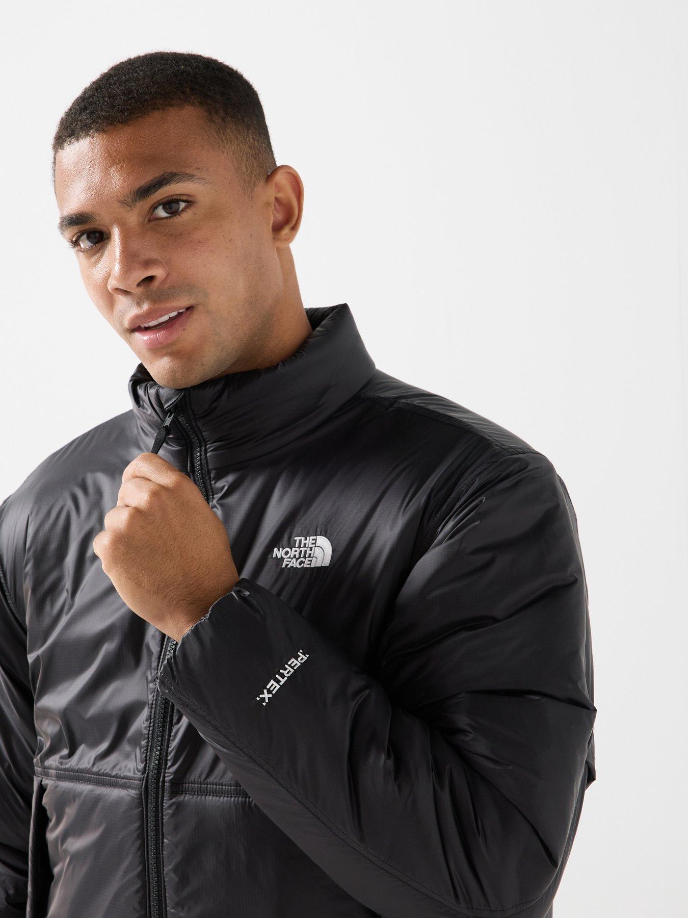 Image 4 of 6 of The North Face Mens Pertex Explore Full Zip Stand Collar Jacket - Black