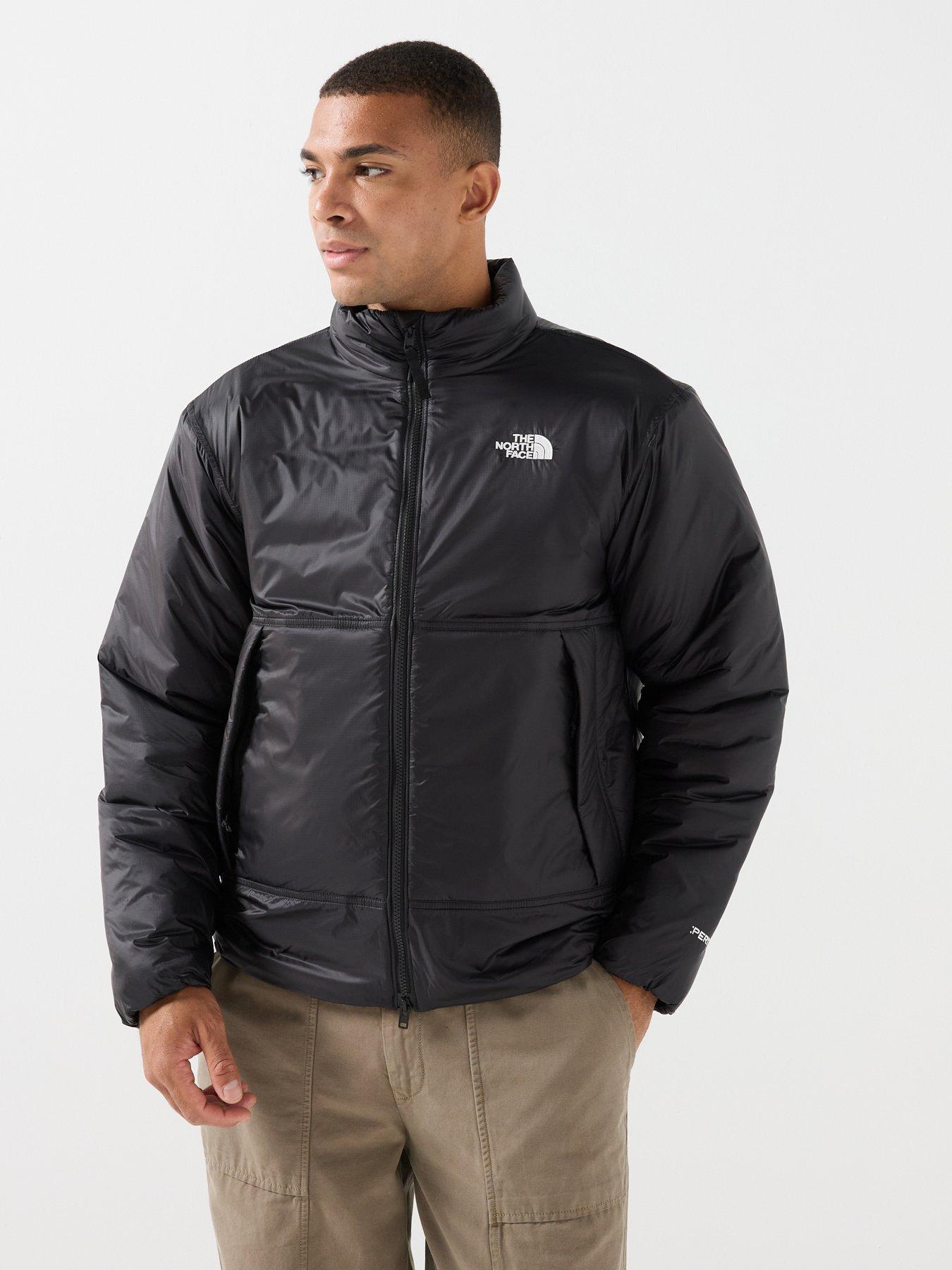 Image 6 of 6 of The North Face Mens Pertex Explore Full Zip Stand Collar Jacket - Black
