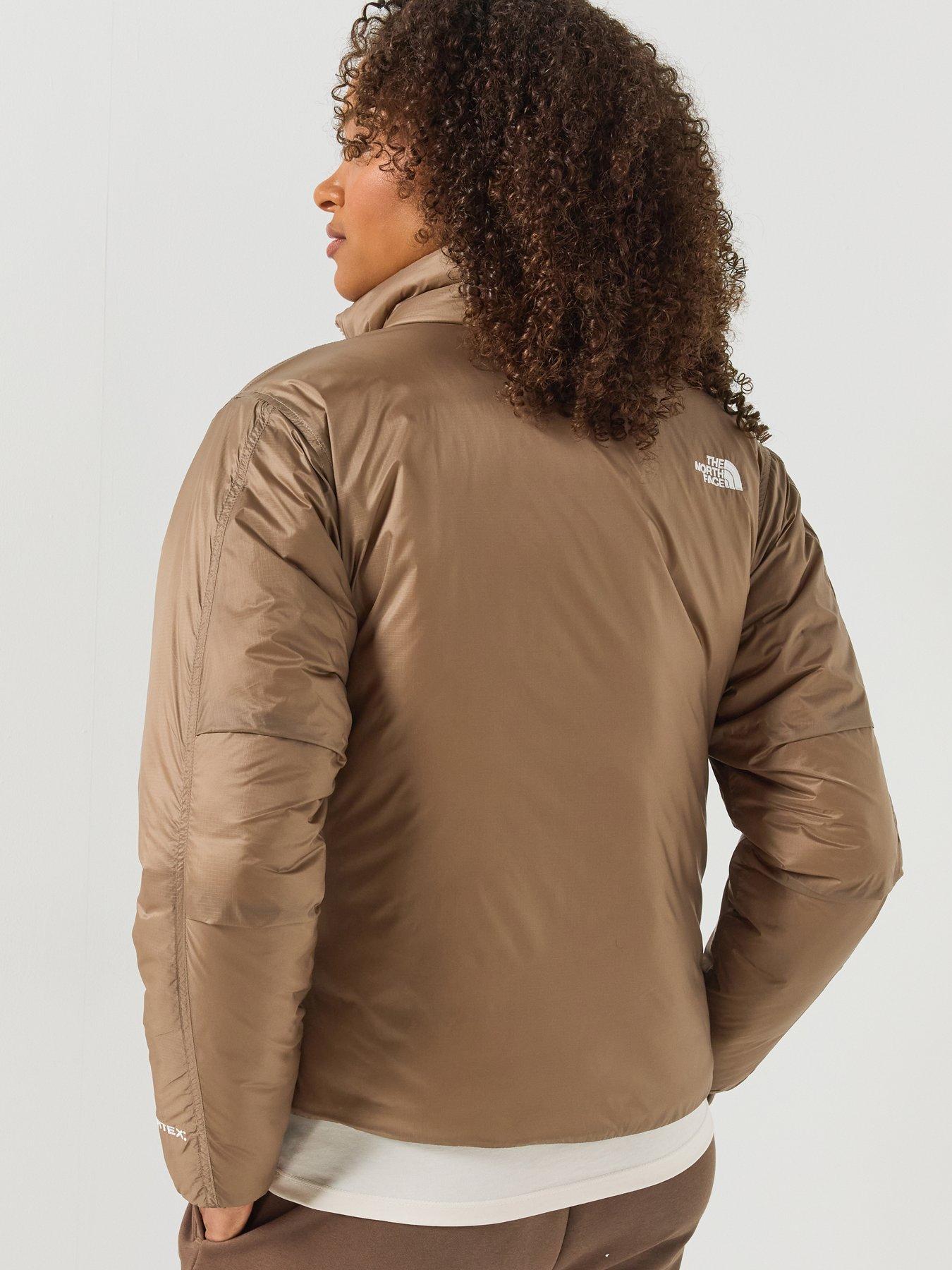 Image 2 of 6 of The North Face Womens Lightweight Padded Full Zip Jacket - Brown