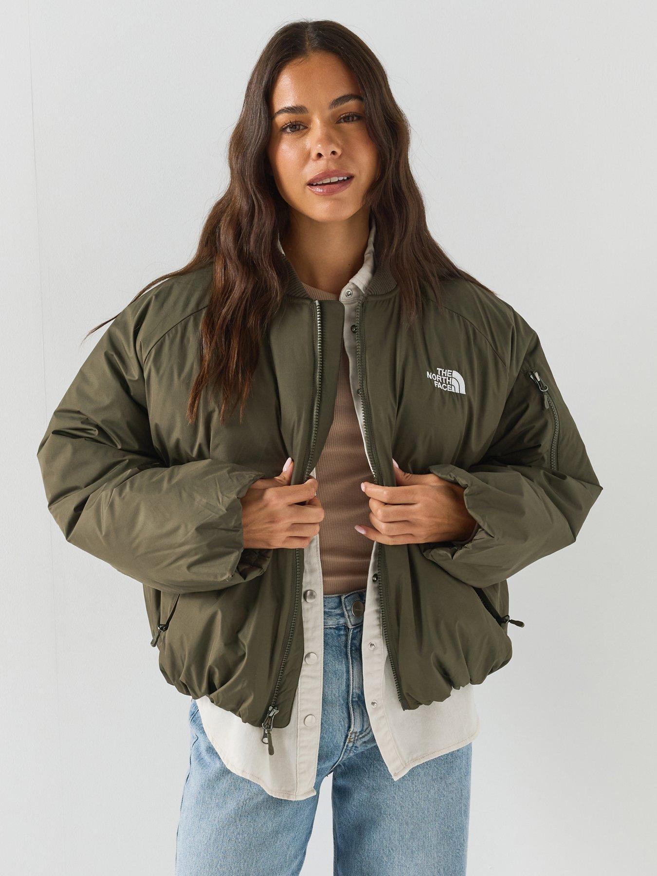 The North Face Womens Choqa Bomber Jacket - Green