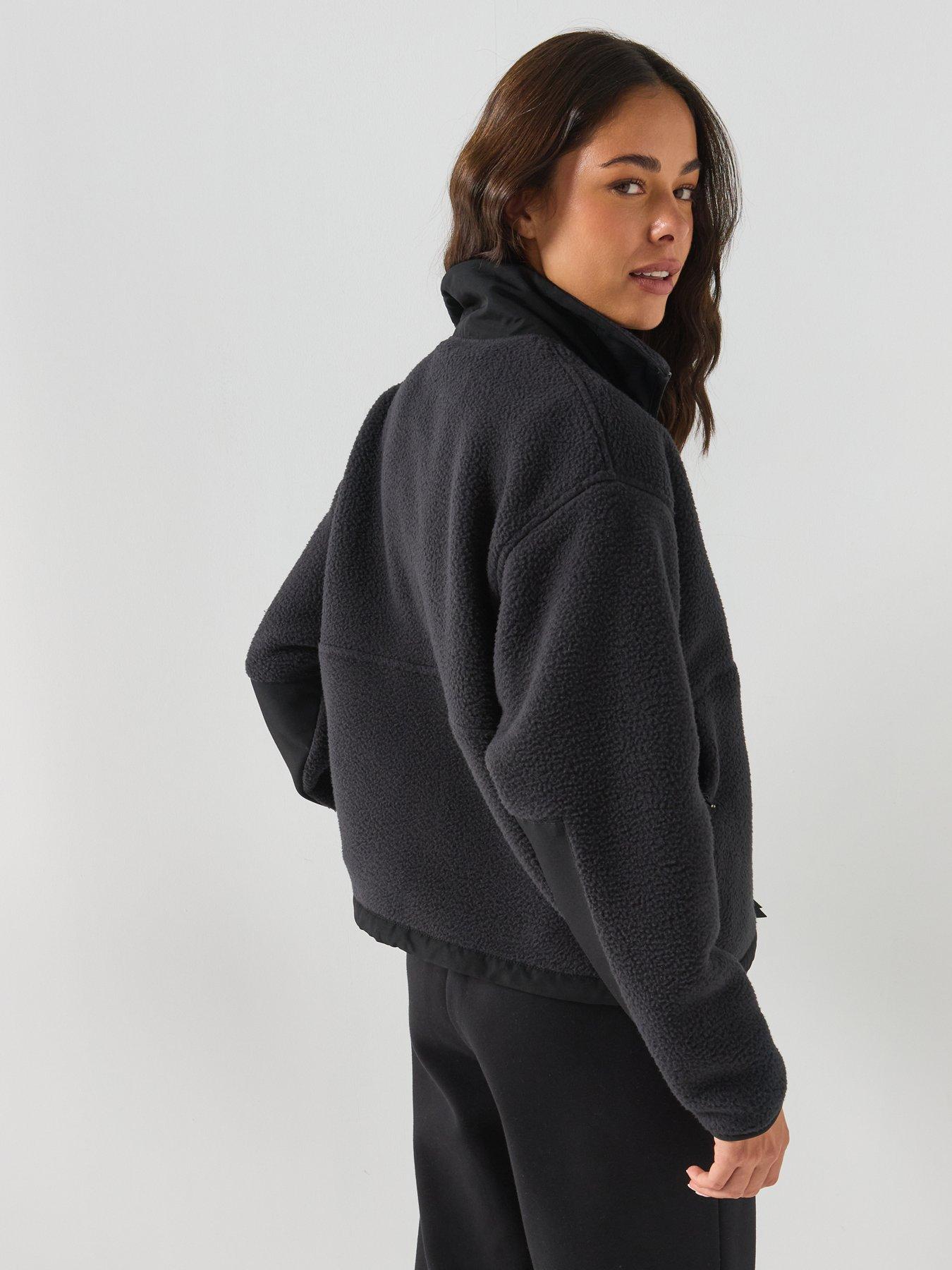 Image 2 of 6 of The North Face Womens Yumiori Off Peak Full Zip Fleece Jacket - Black