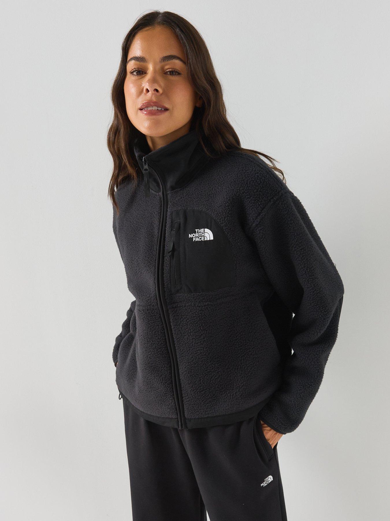 Image 6 of 6 of The North Face Womens Yumiori Off Peak Full Zip Fleece Jacket - Black
