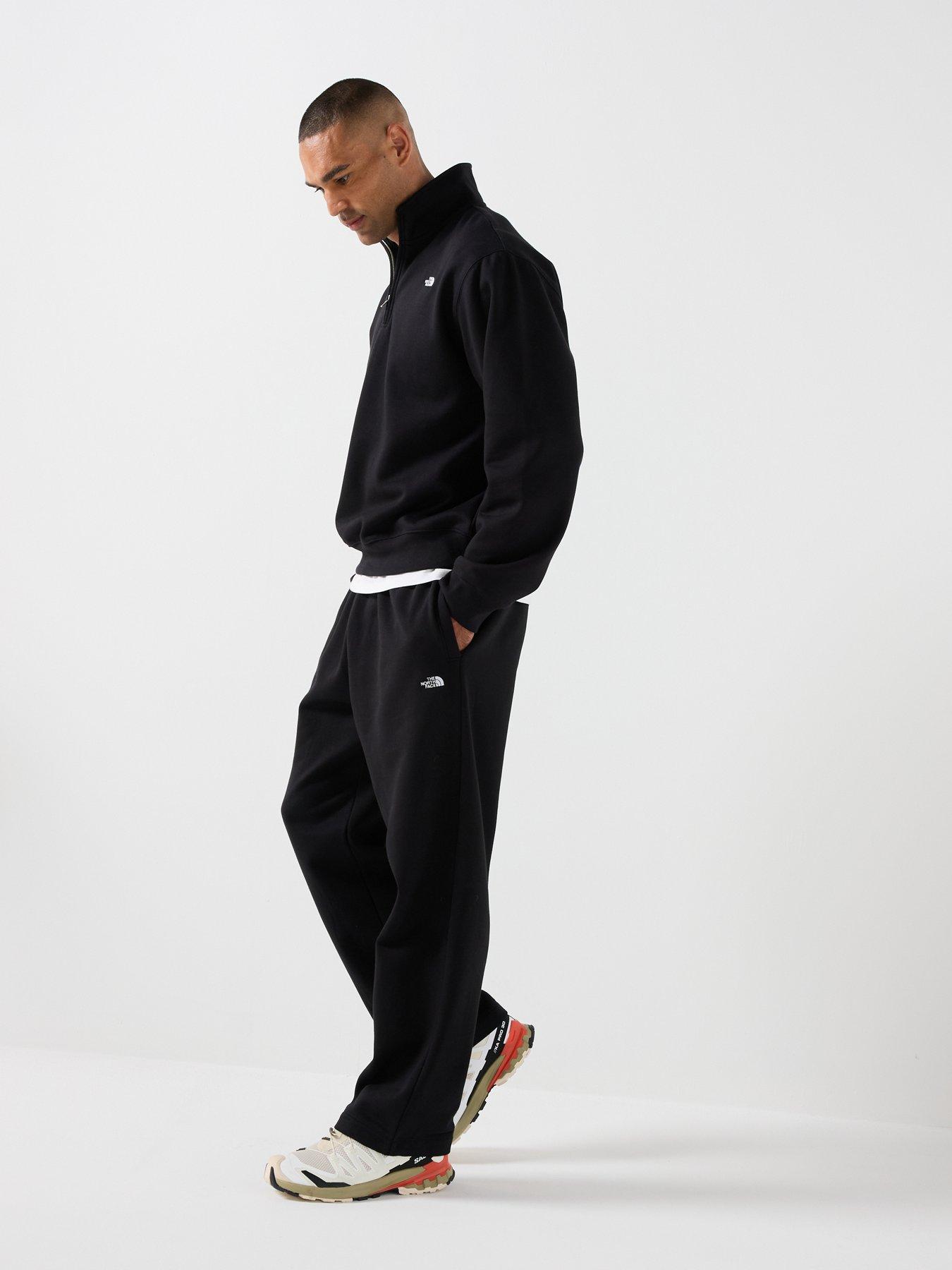 Image 3 of 5 of The North Face Mens Essential Relaxed Open Hem Drawcord Joggers - Black