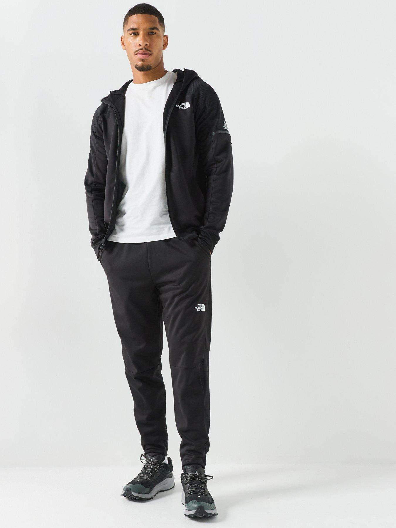 Image 3 of 5 of The North Face Mens Mountain Athletics Full Zip Fleece Jacket - Black