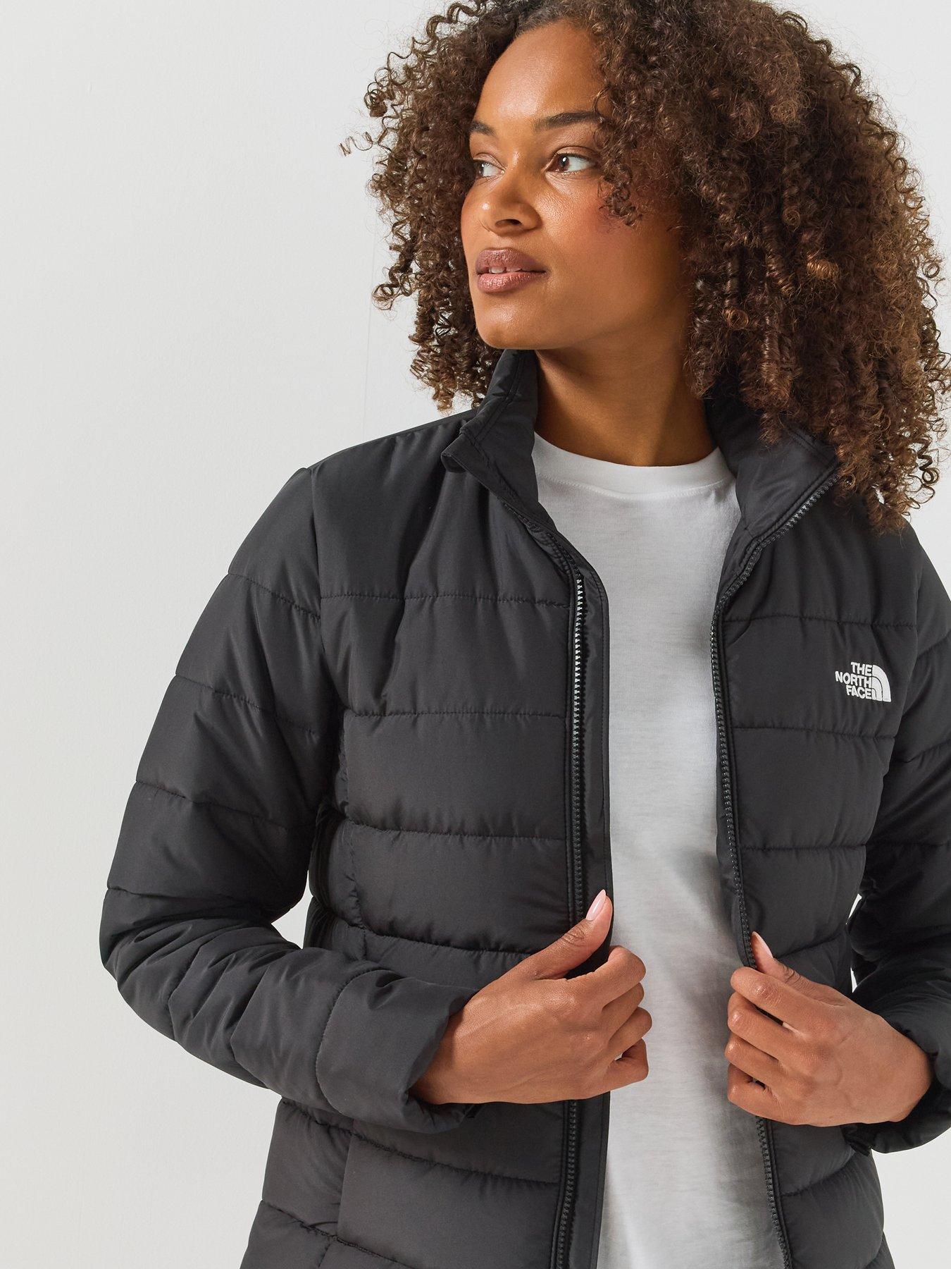 Image 6 of 6 of The North Face Womens WindWall Padded Full Zip Jacket - Black